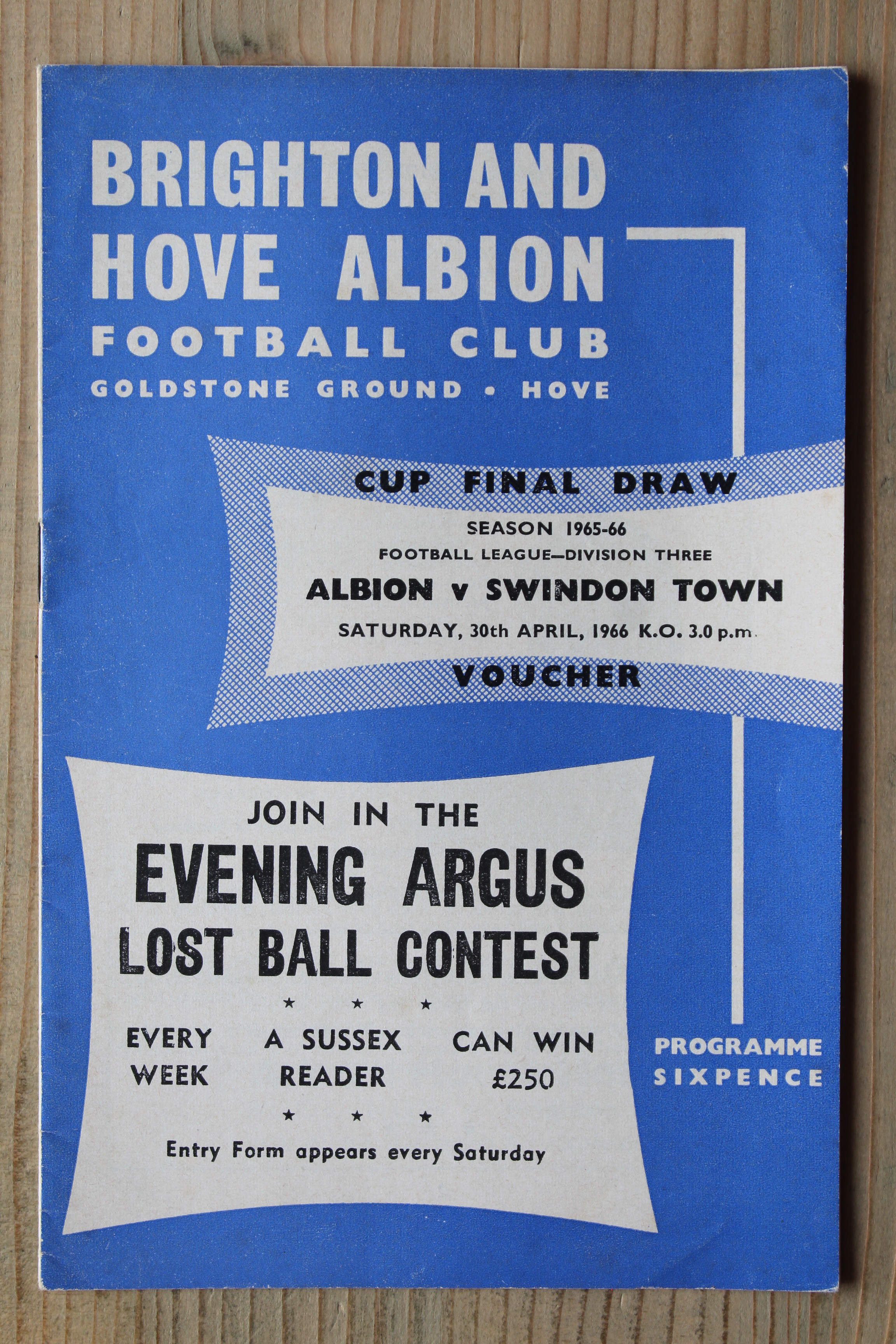 Brighton & Hove Albion FC v Swindon Town FC