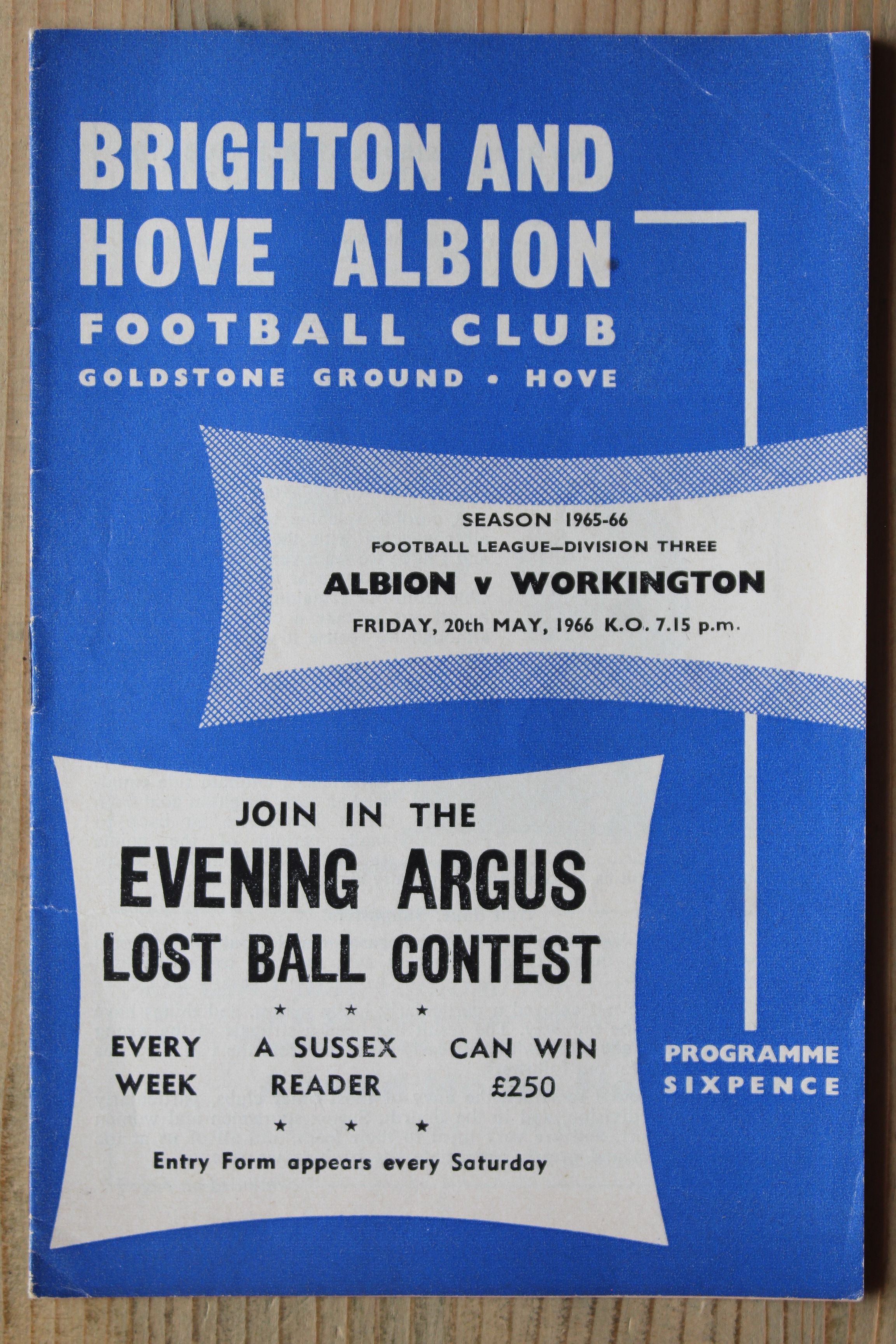 Brighton & Hove Albion FC v Workington