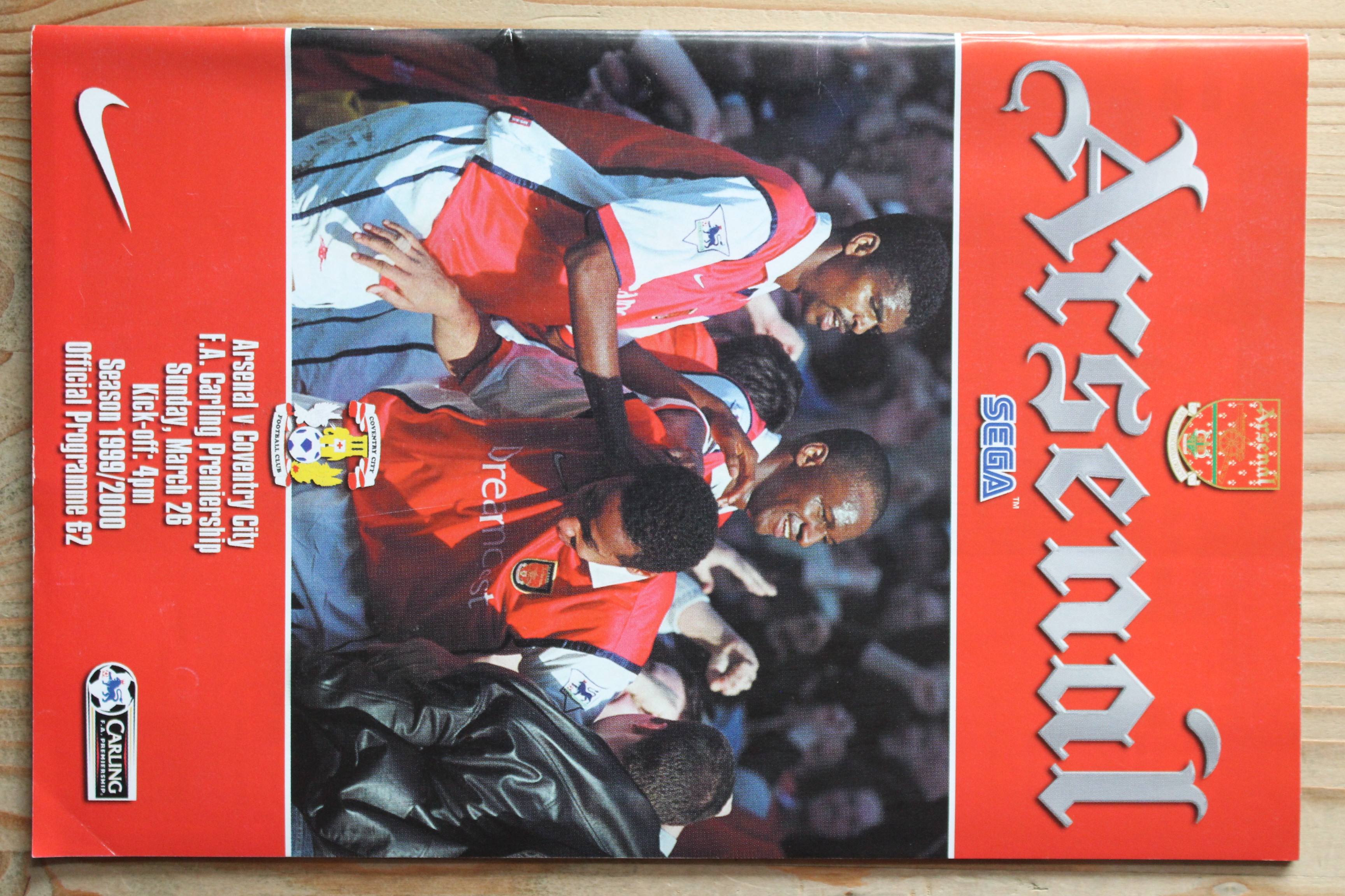 Arsenal FC v Coventry City FC