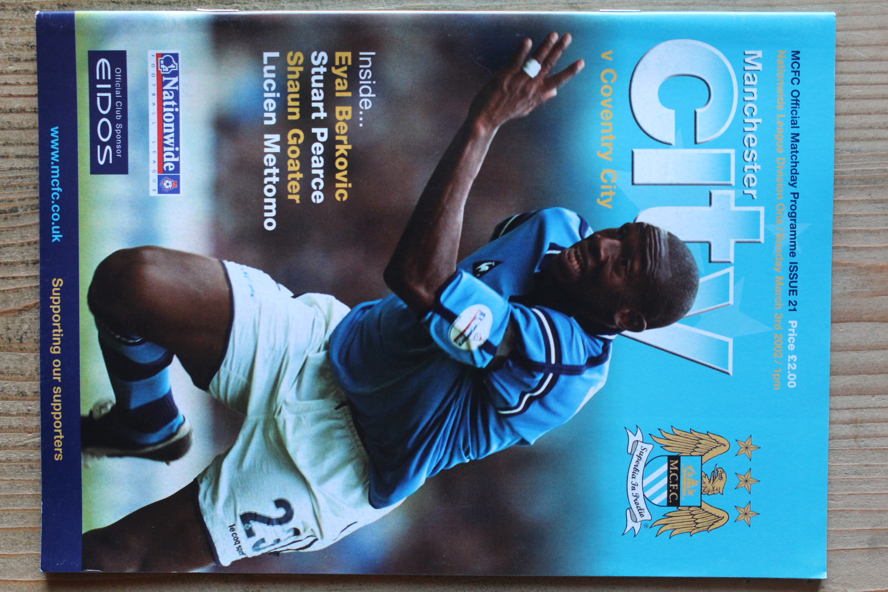 Manchester City FC v Coventry City FC