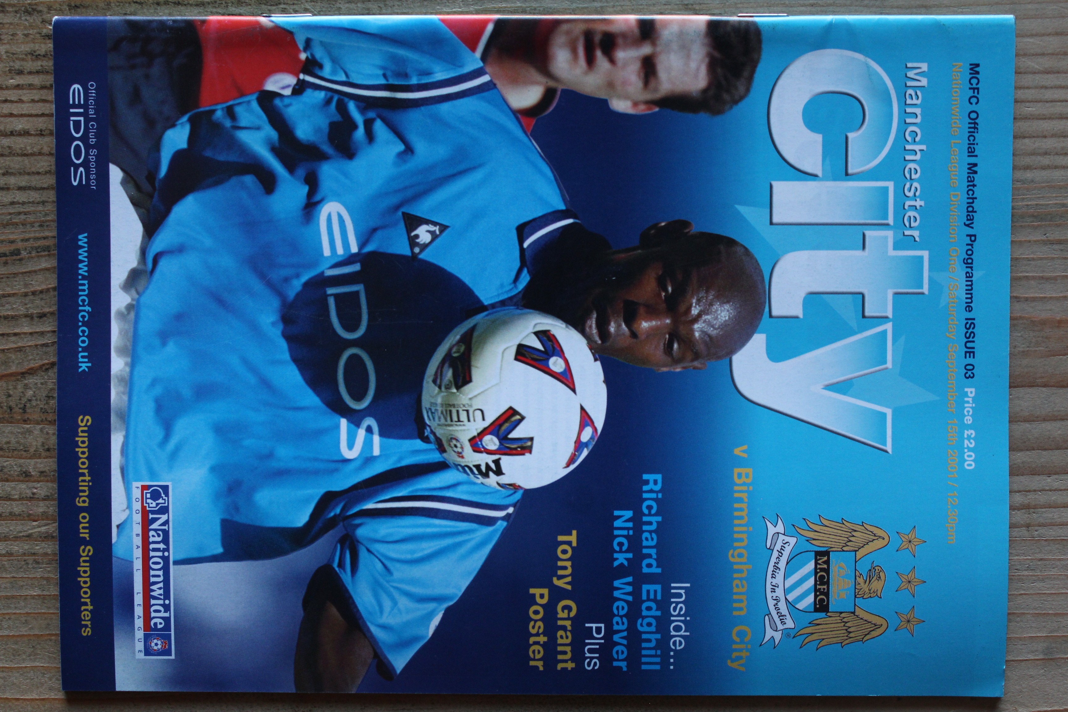 Manchester City FC v Birmingham City FC