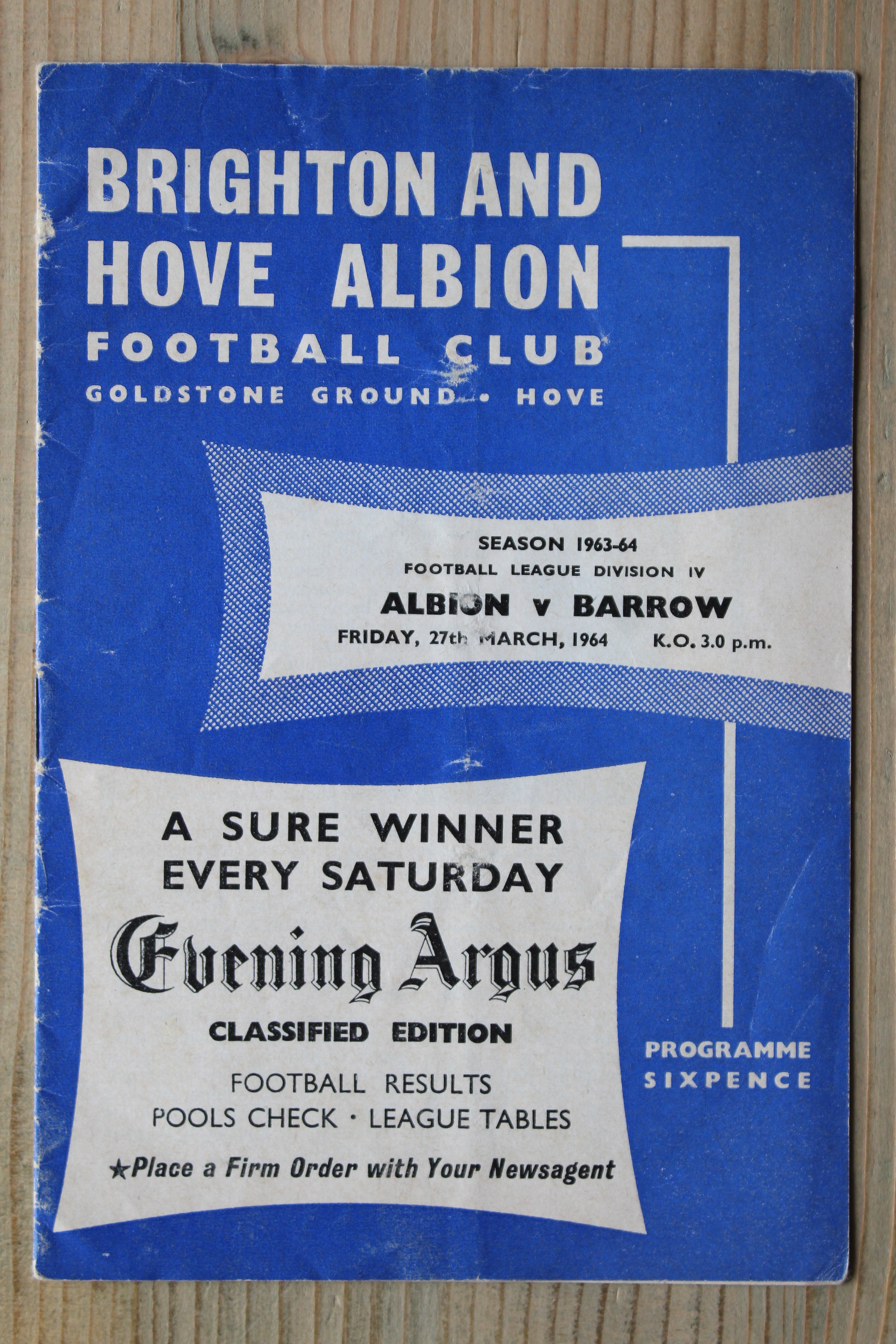 Brighton & Hove Albion FC v Barrow