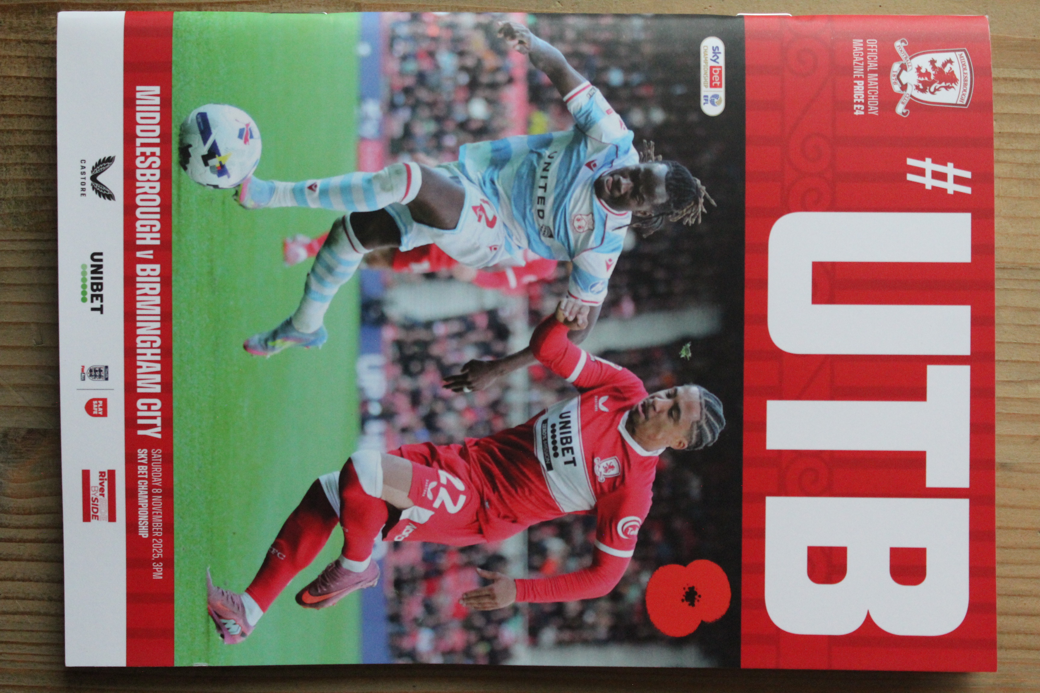 Middlesbrough FC v Birmingham City FC