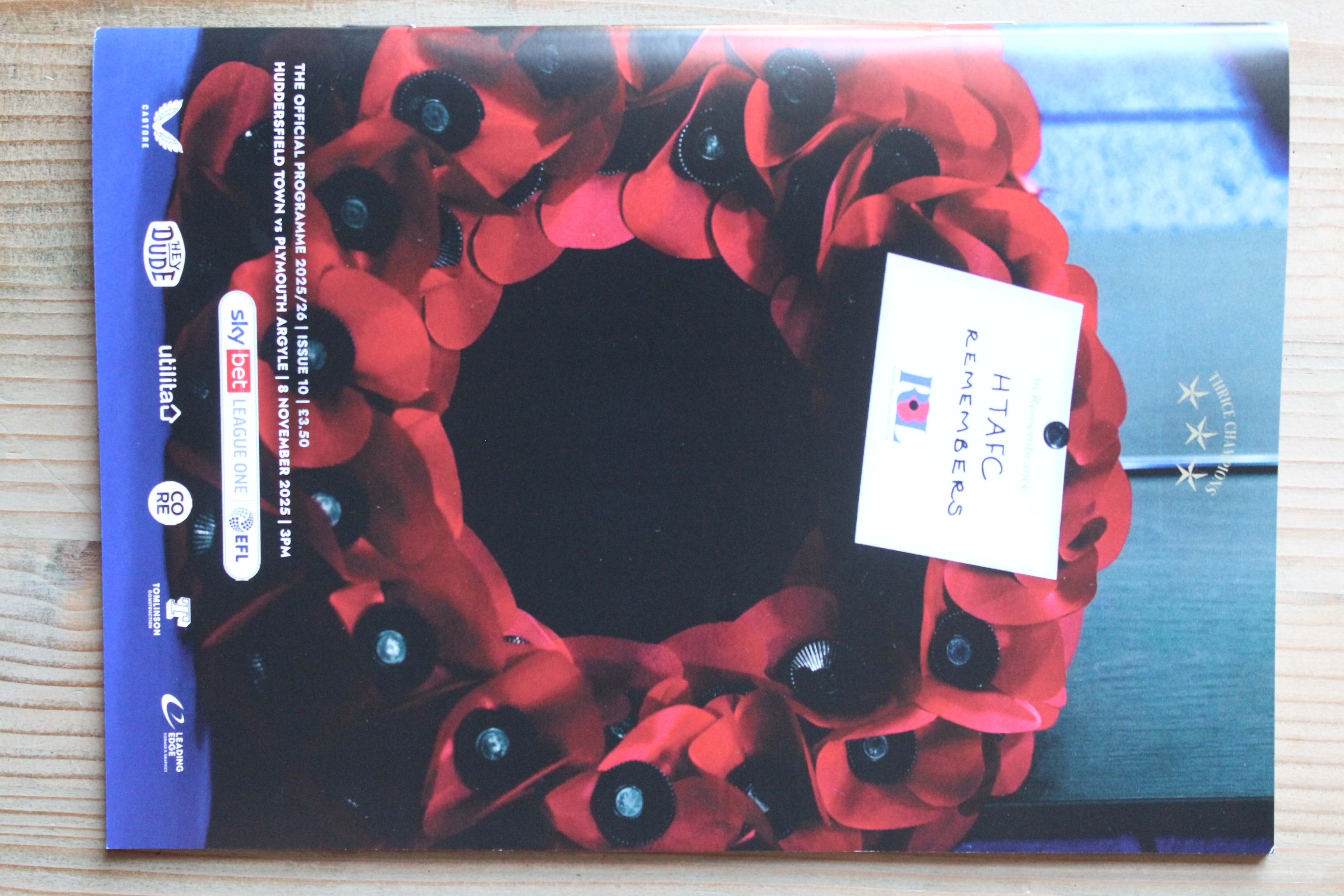 Huddersfield Town FC v Plymouth Argyle FC