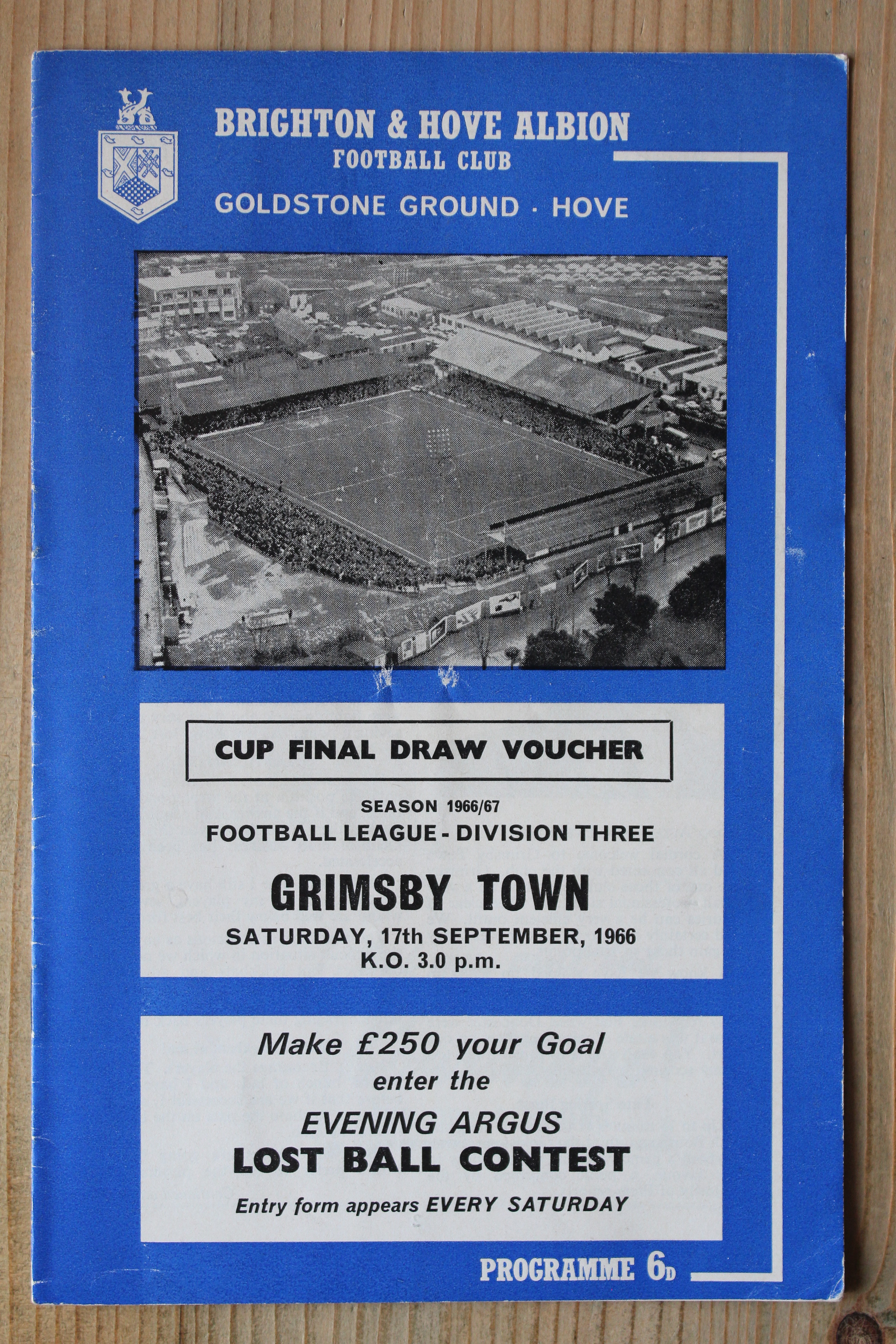 Brighton & Hove Albion FC v Grimsby Town FC