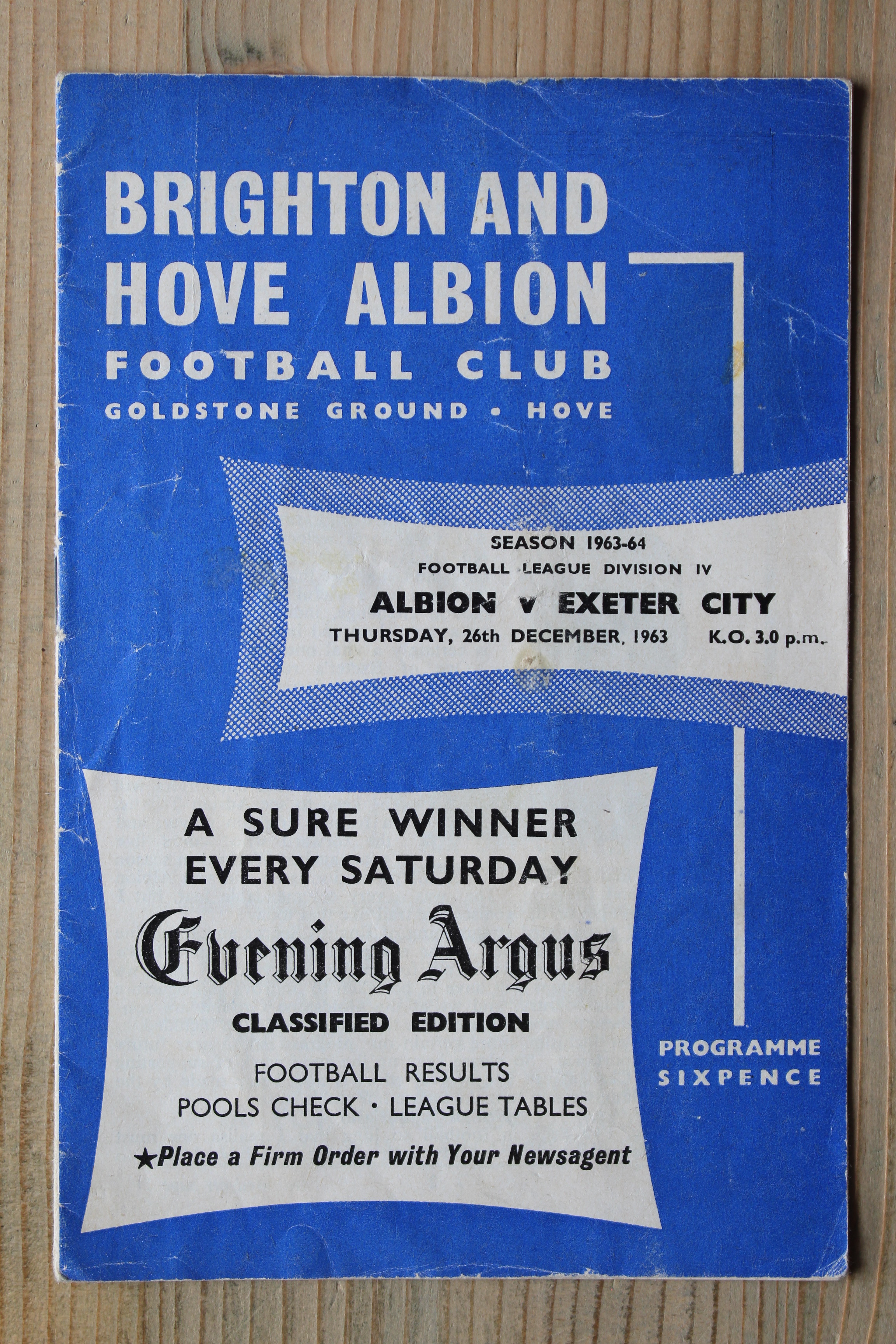 Brighton & Hove Albion FC v Exeter City FC