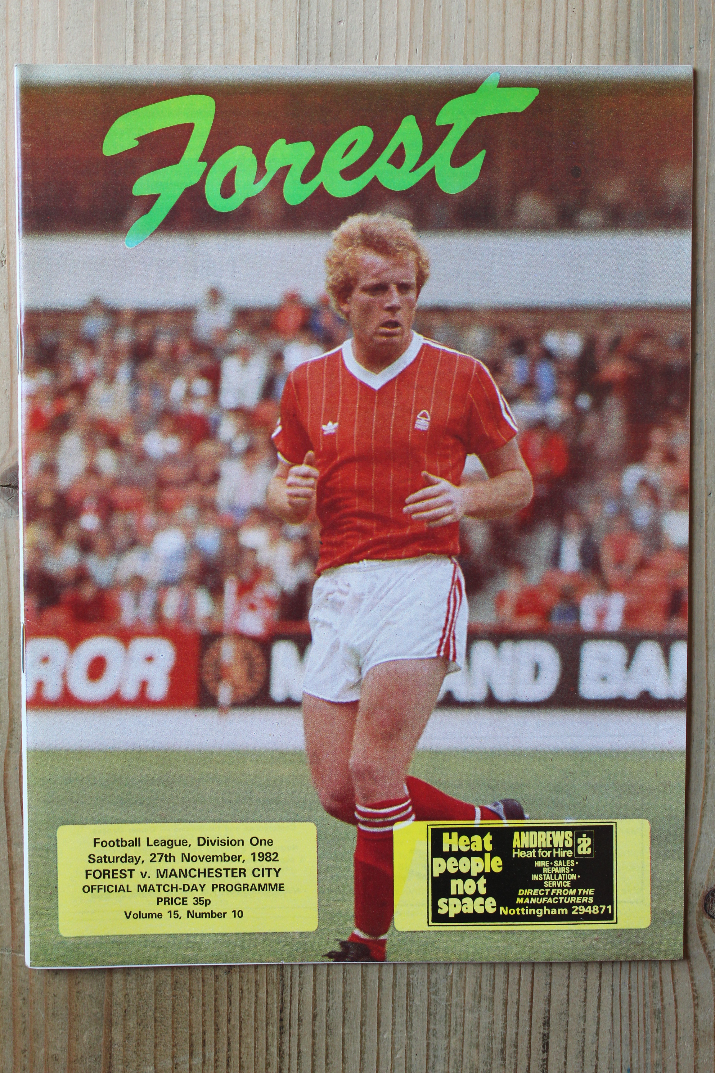 Nottingham Forest FC v Manchester City FC