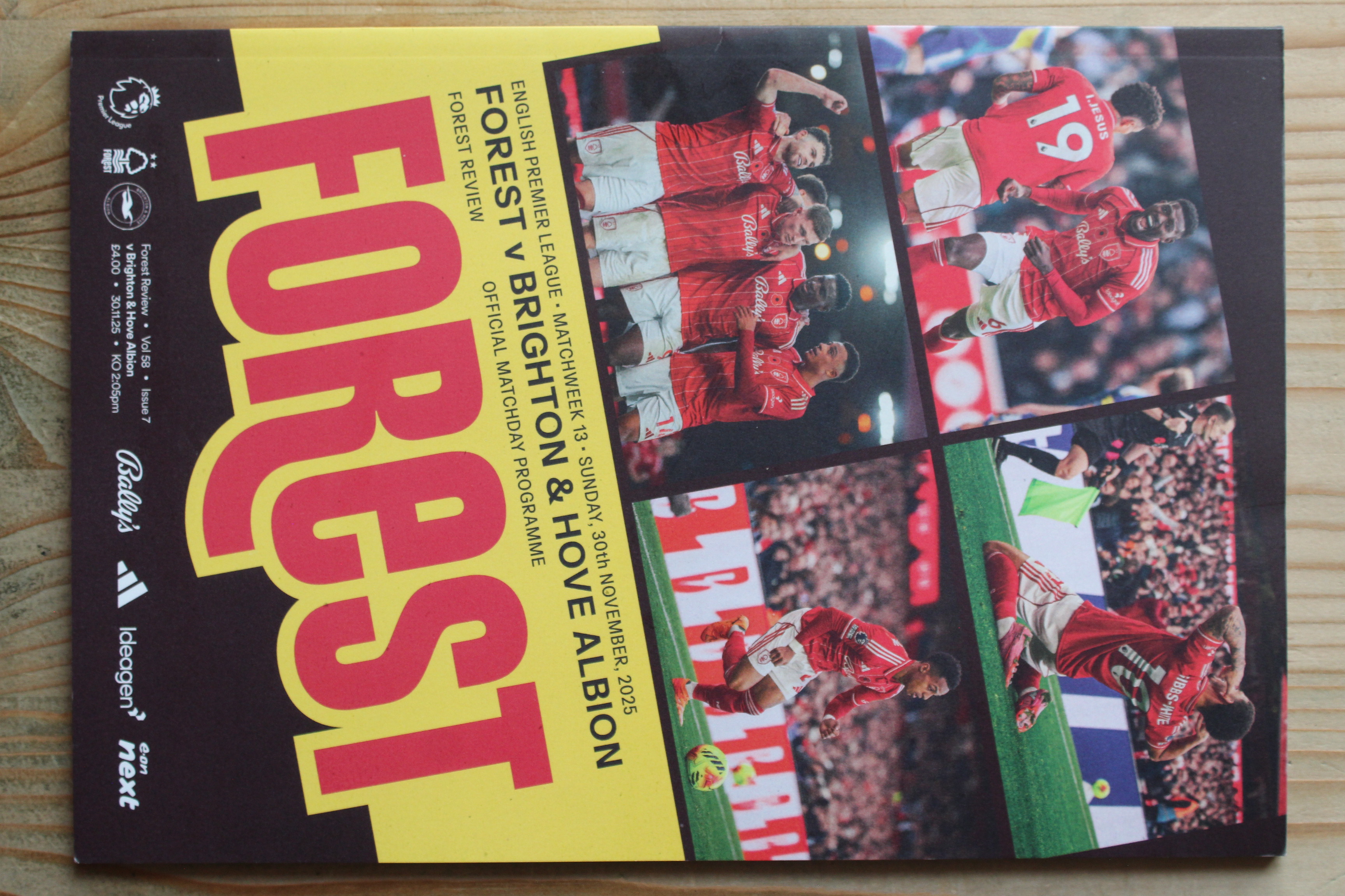 Nottingham Forest FC v Brighton & Hove Albion FC