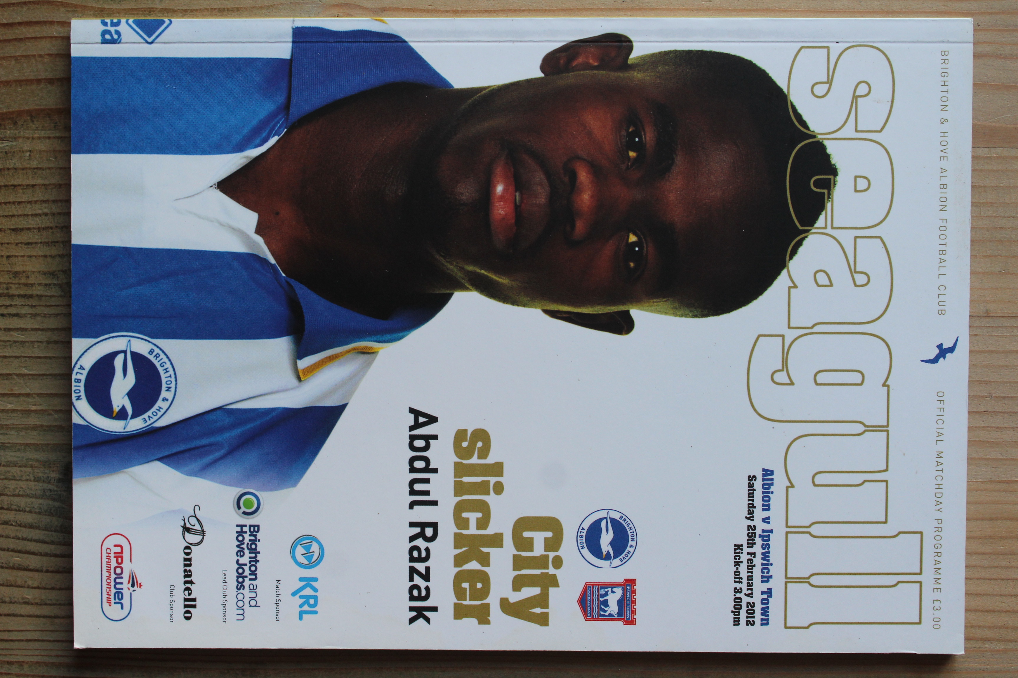Brighton & Hove Albion FC v Ipswich Town FC