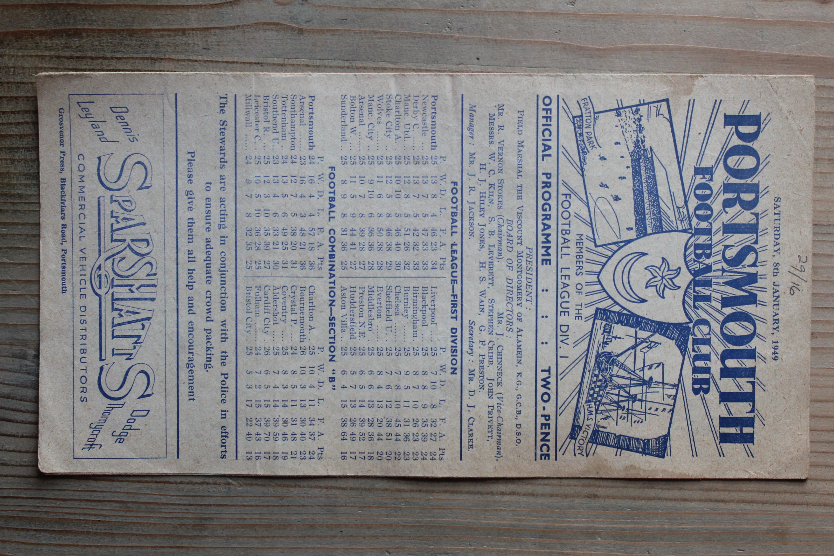 Portsmouth FC v Stockport County FC