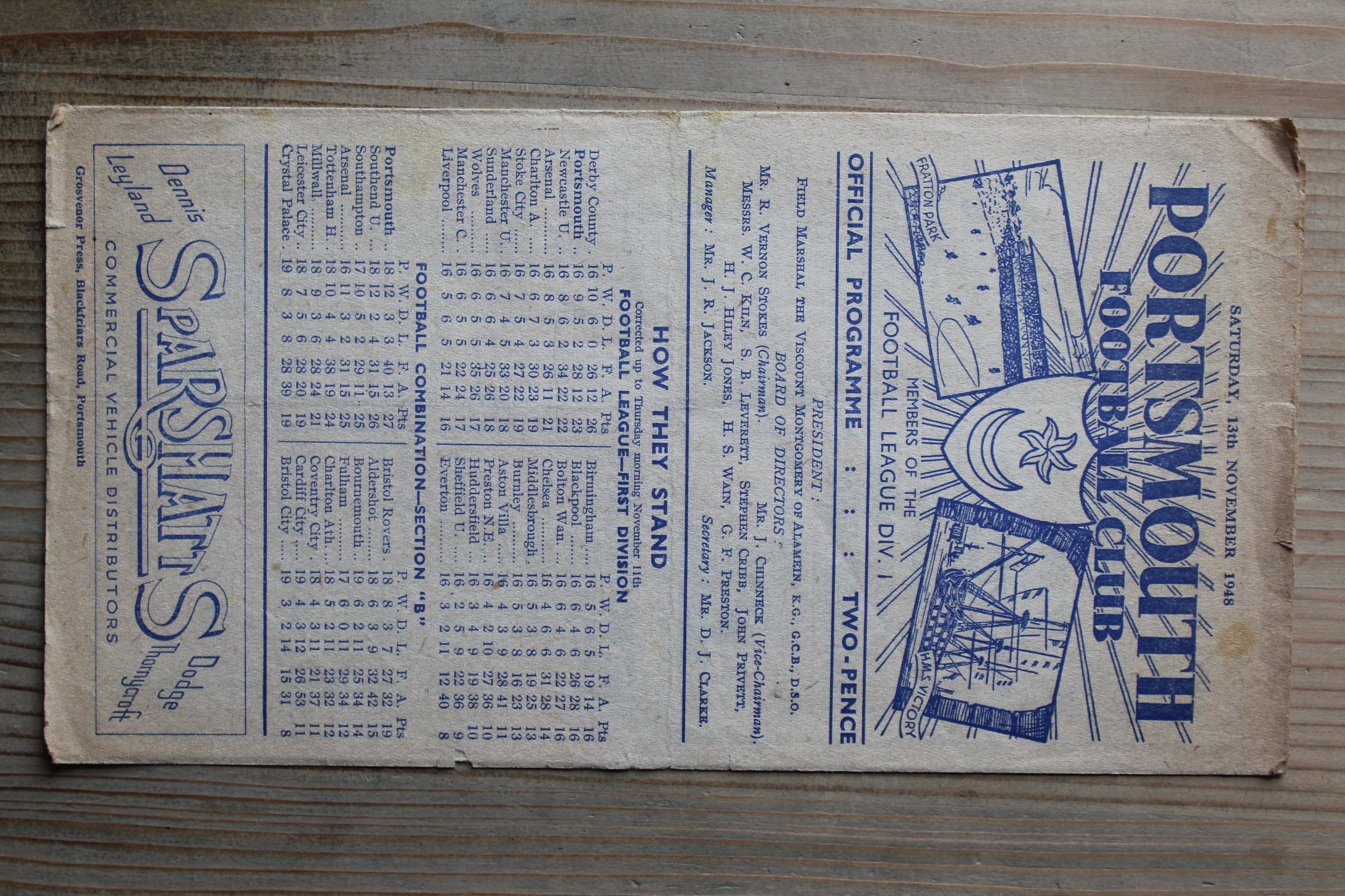 Portsmouth FC v Blackpool FC