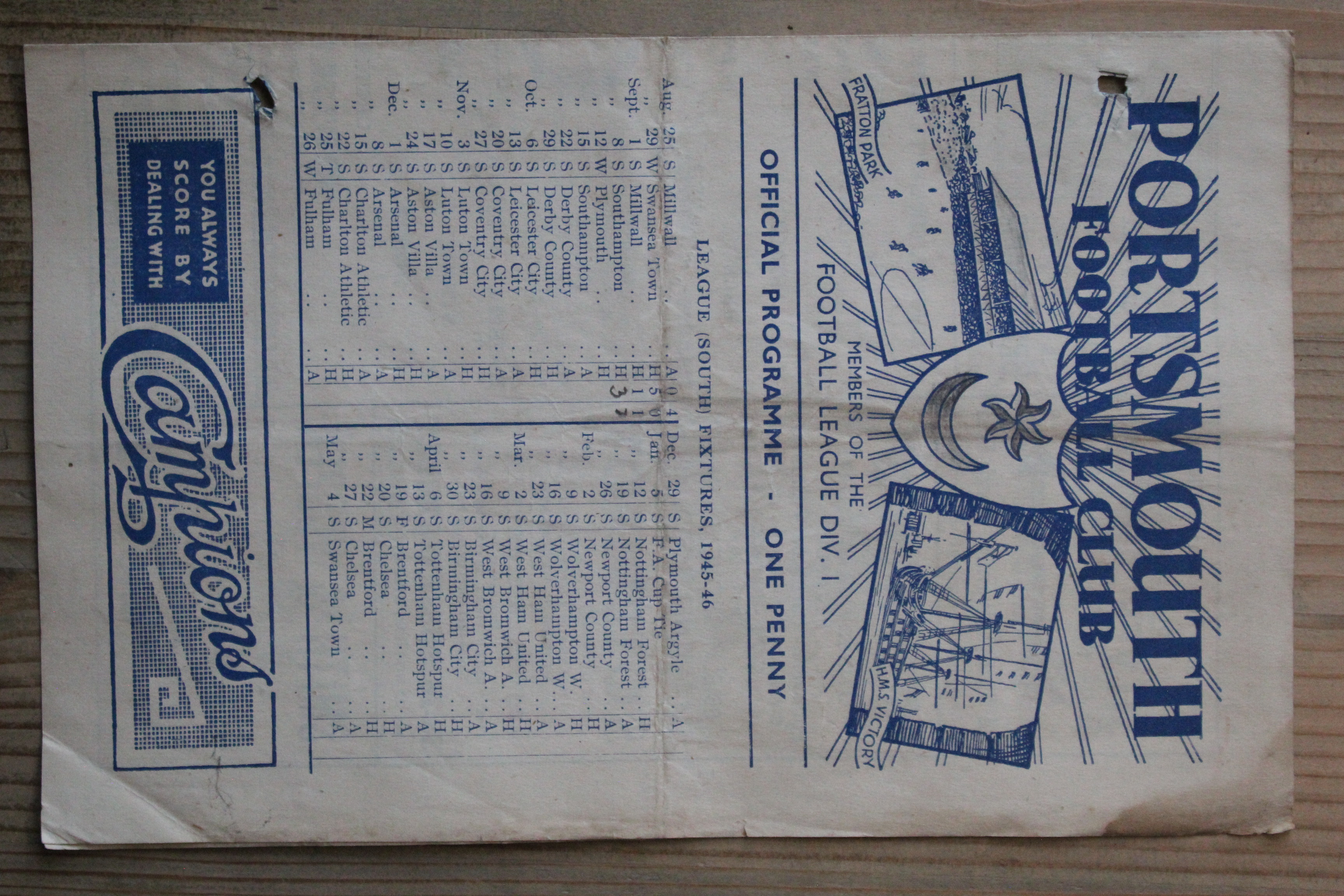 Portsmouth FC v Southampton FC