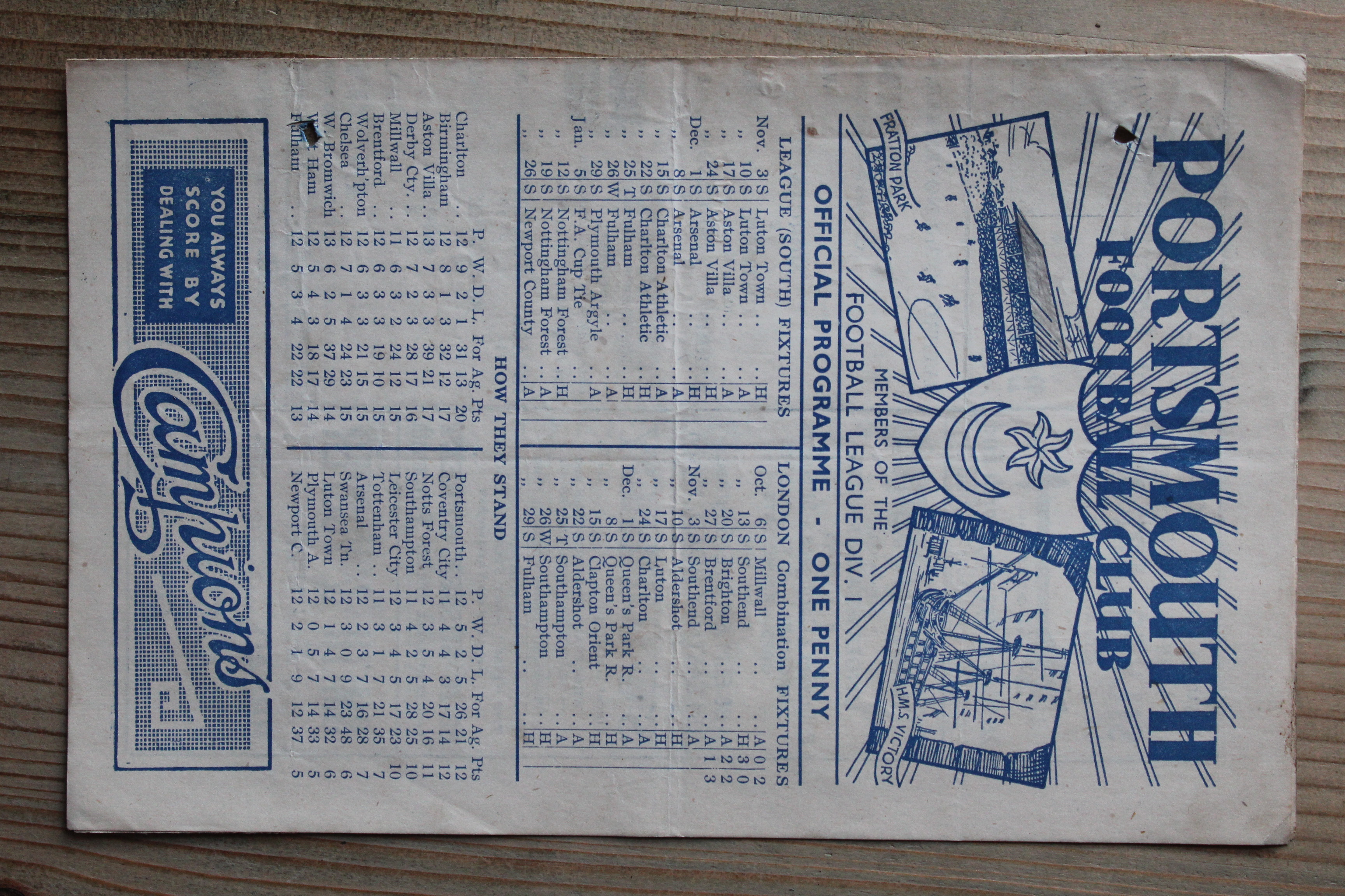 Portsmouth FC v Luton Town FC