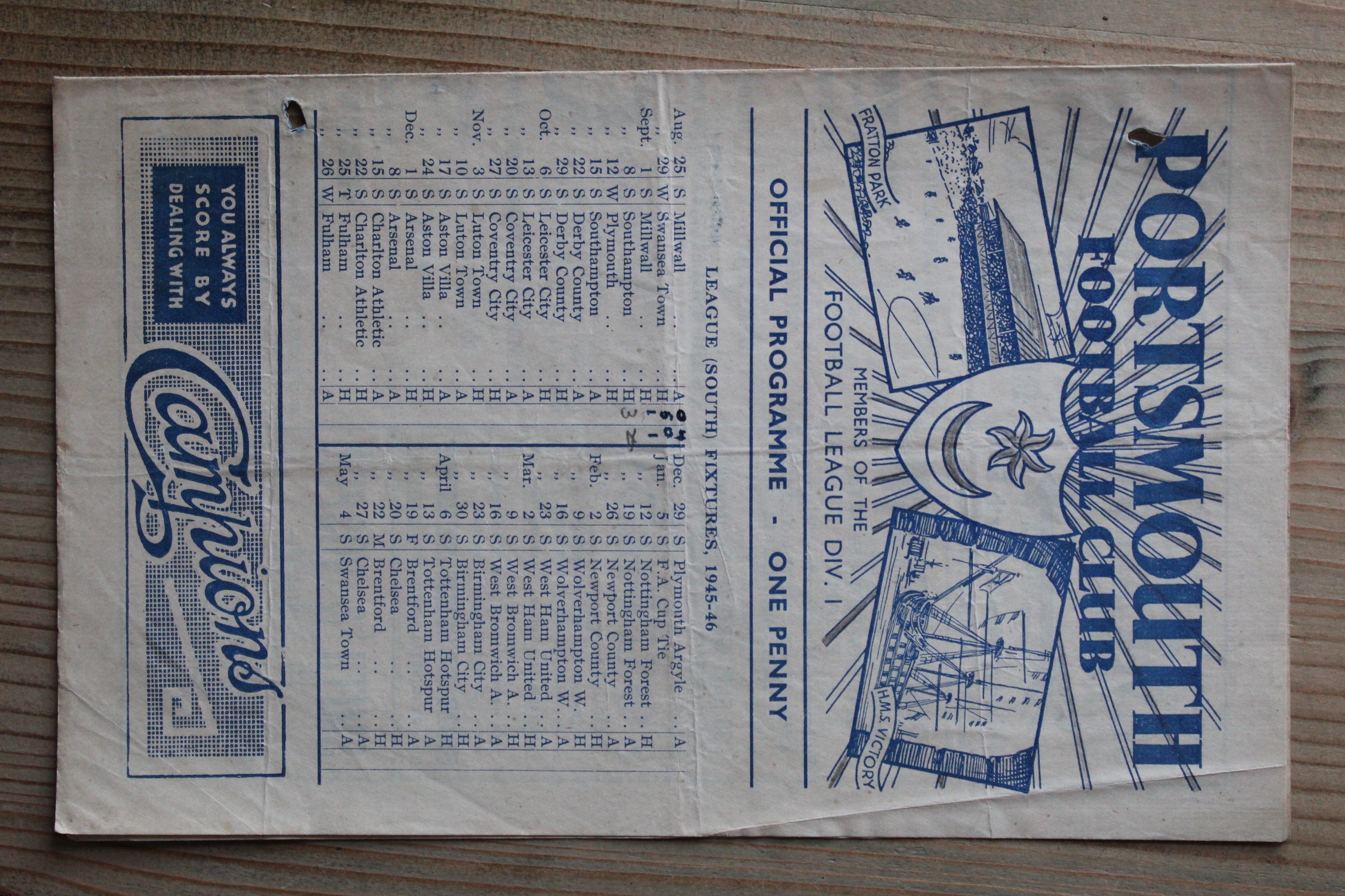 Portsmouth (Res) v Brentford (Res)