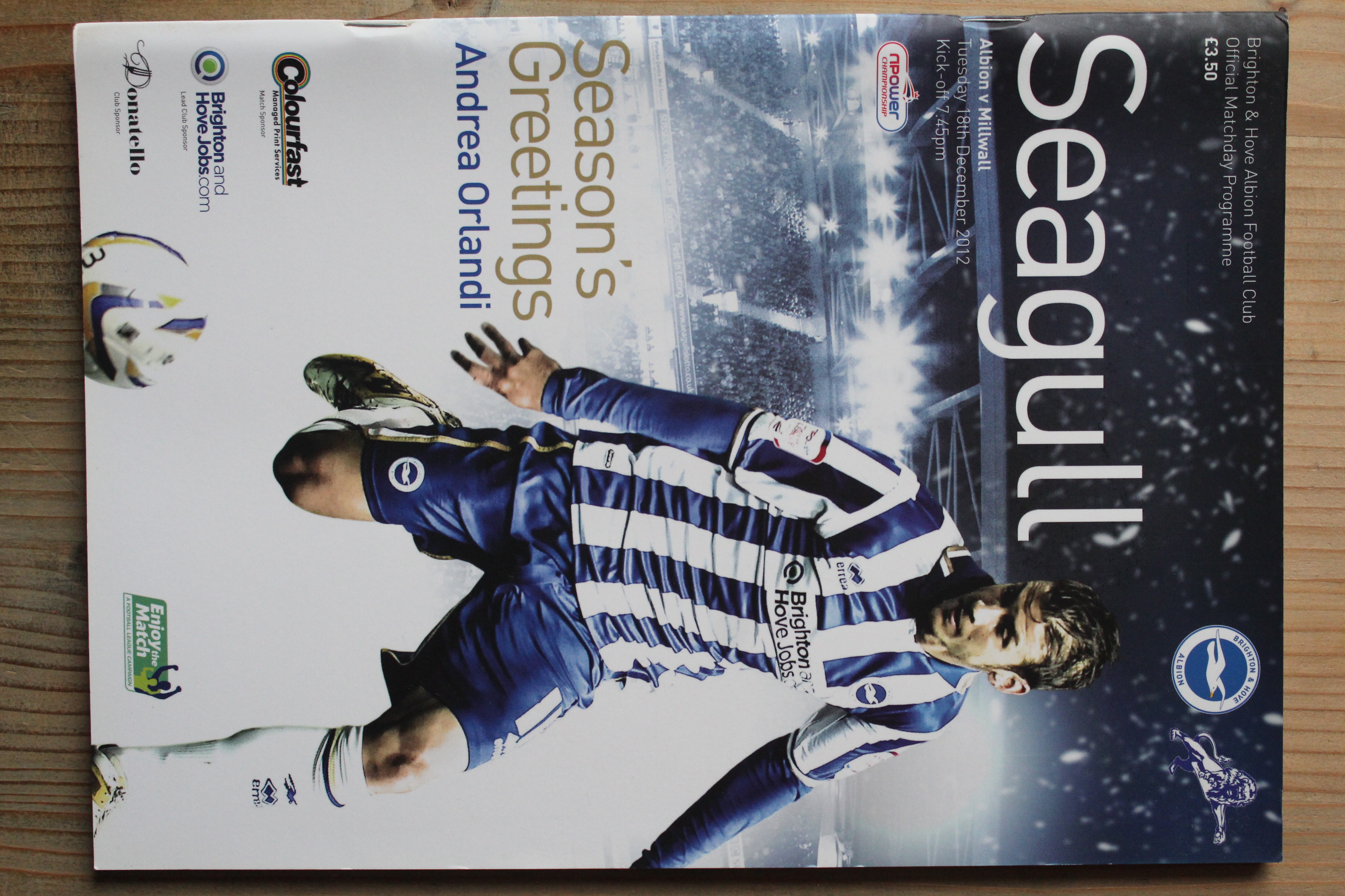 Brighton & Hove Albion FC v Millwall FC