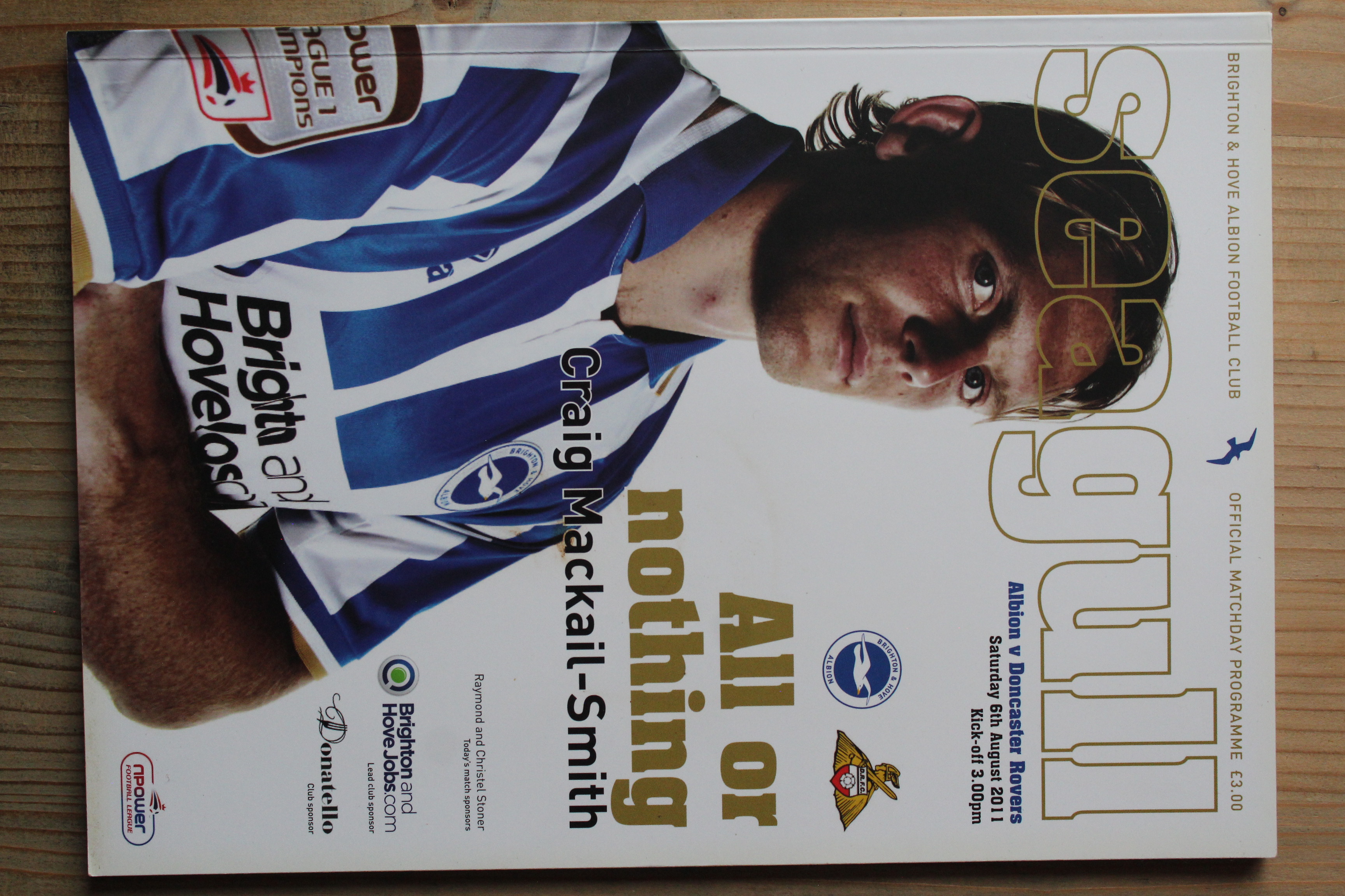 Brighton & Hove Albion FC v Doncaster Rovers FC