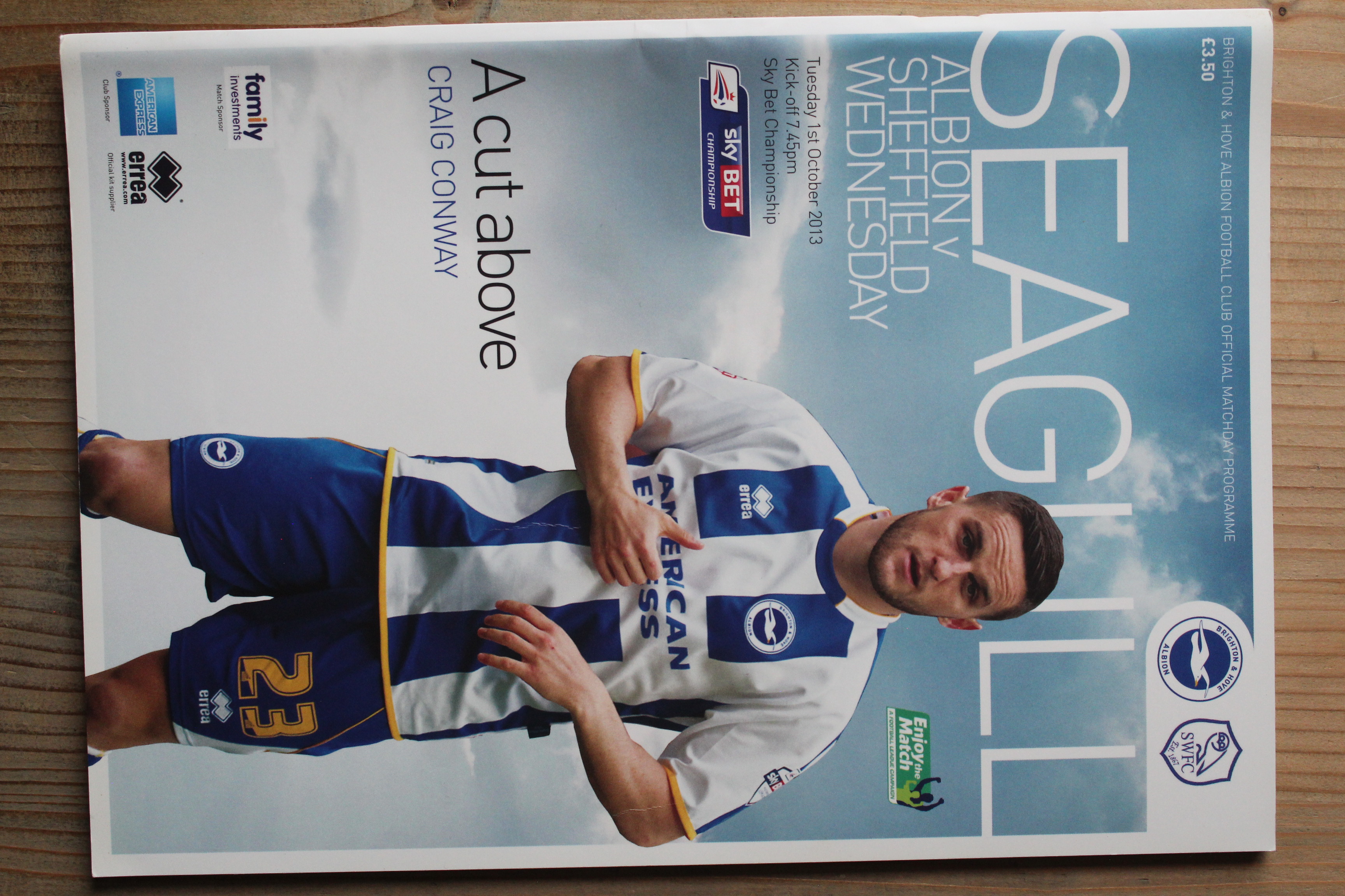 Brighton & Hove Albion FC v Sheffield Wednesday FC 
