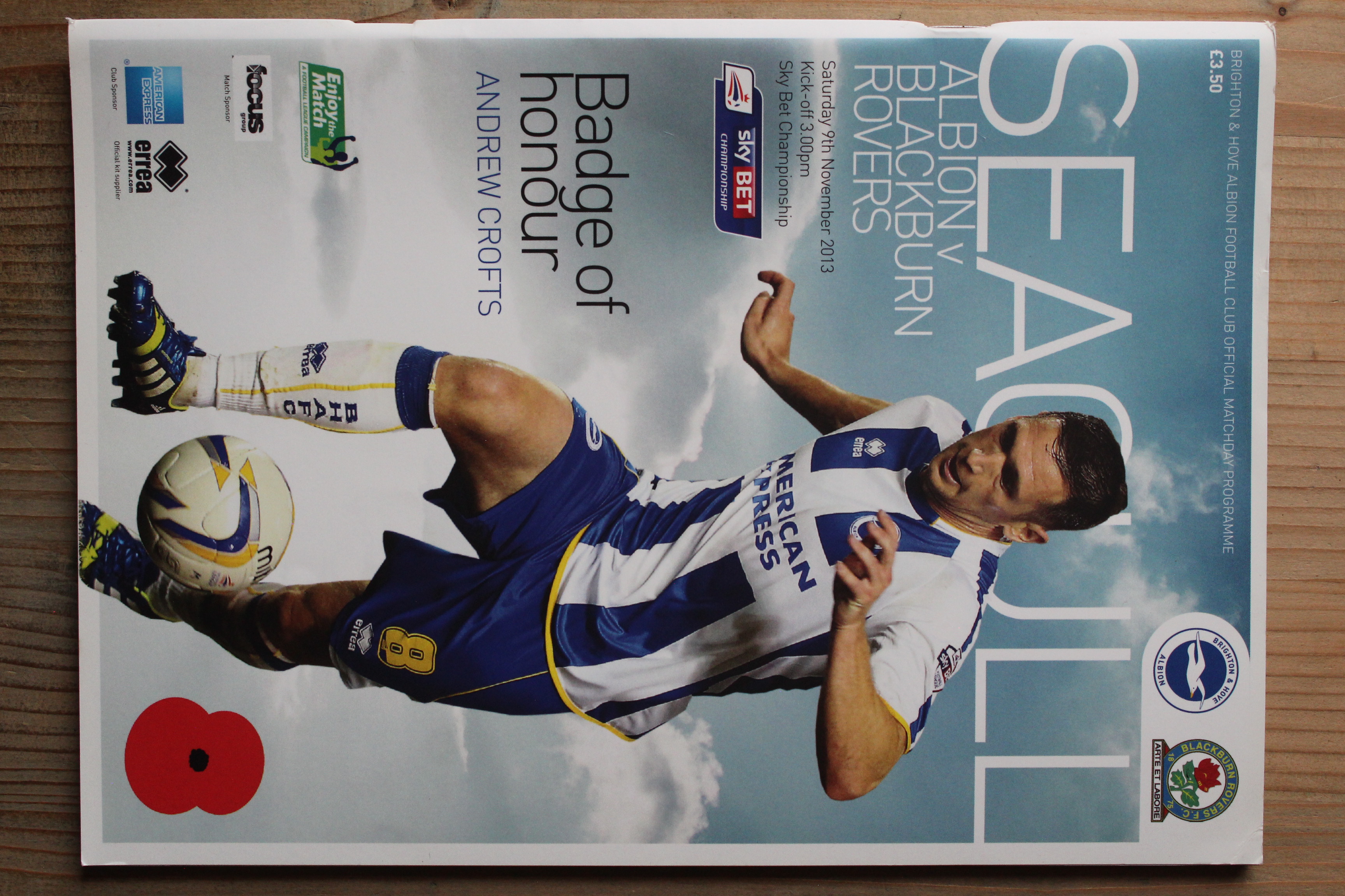 Brighton & Hove Albion FC v Blackburn Rovers FC
