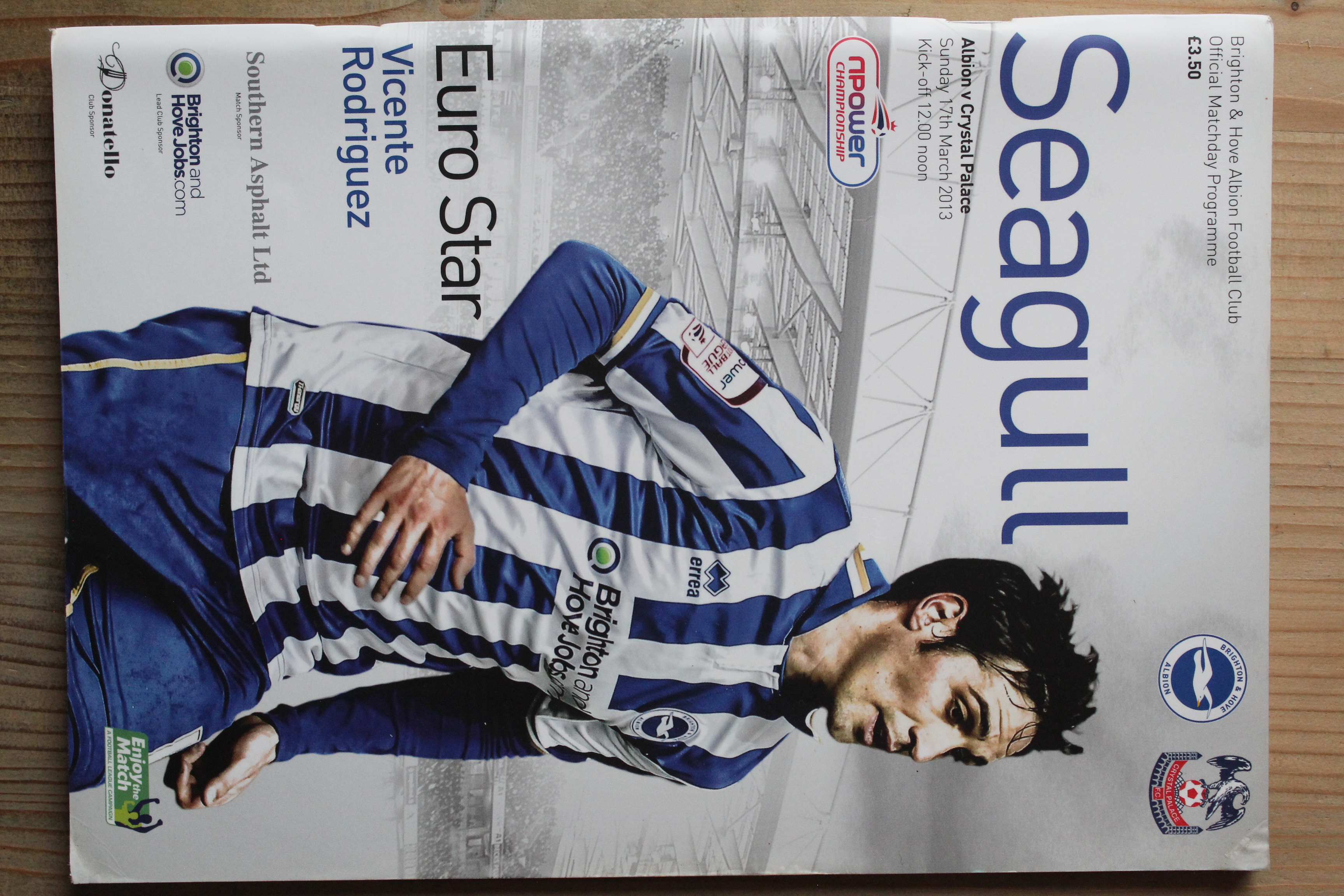 Brighton & Hove Albion FC v Crystal Palace FC