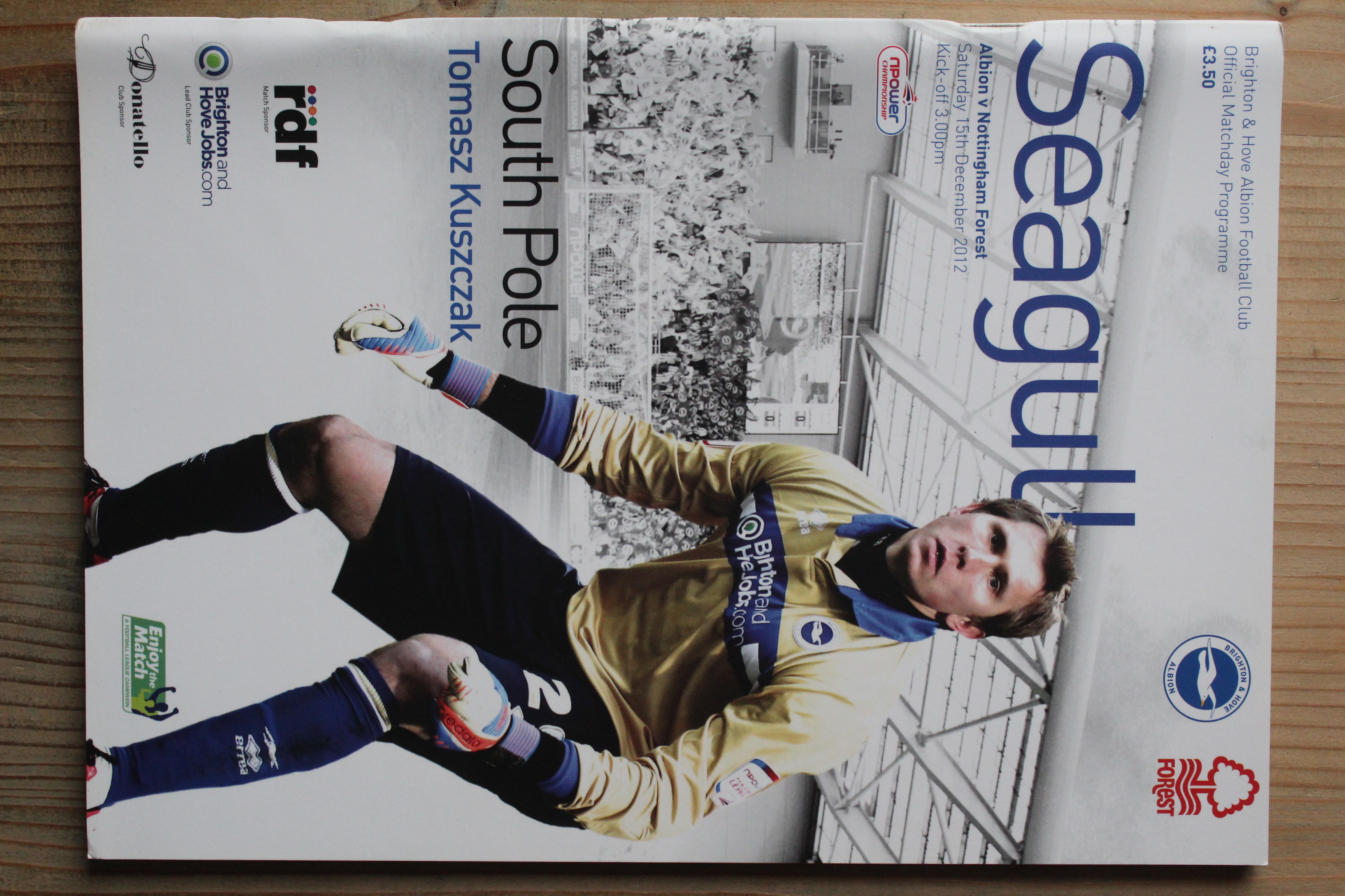 Brighton & Hove Albion FC v Nottingham Forest FC