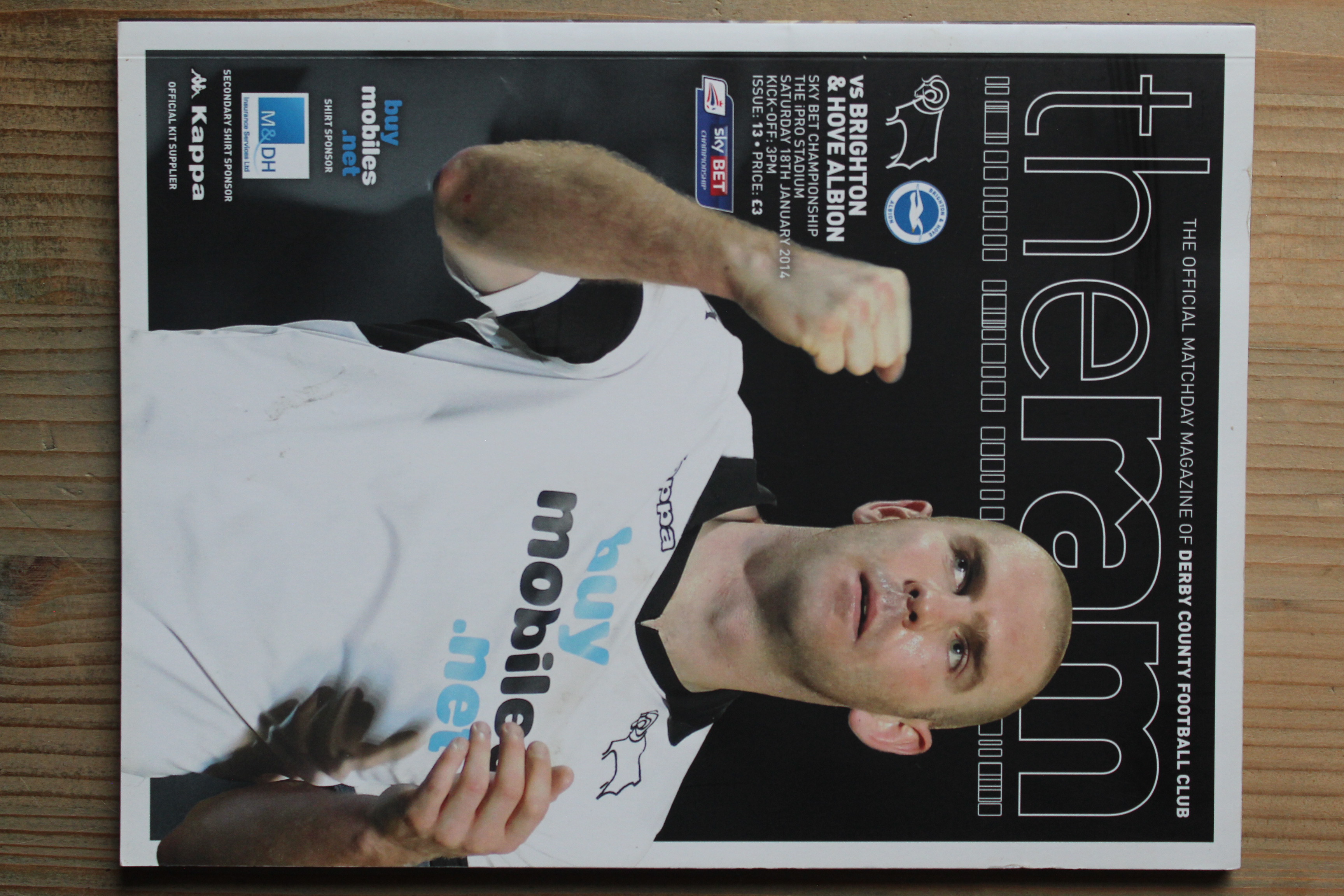 Derby County FC v Brighton & Hove Albion FC