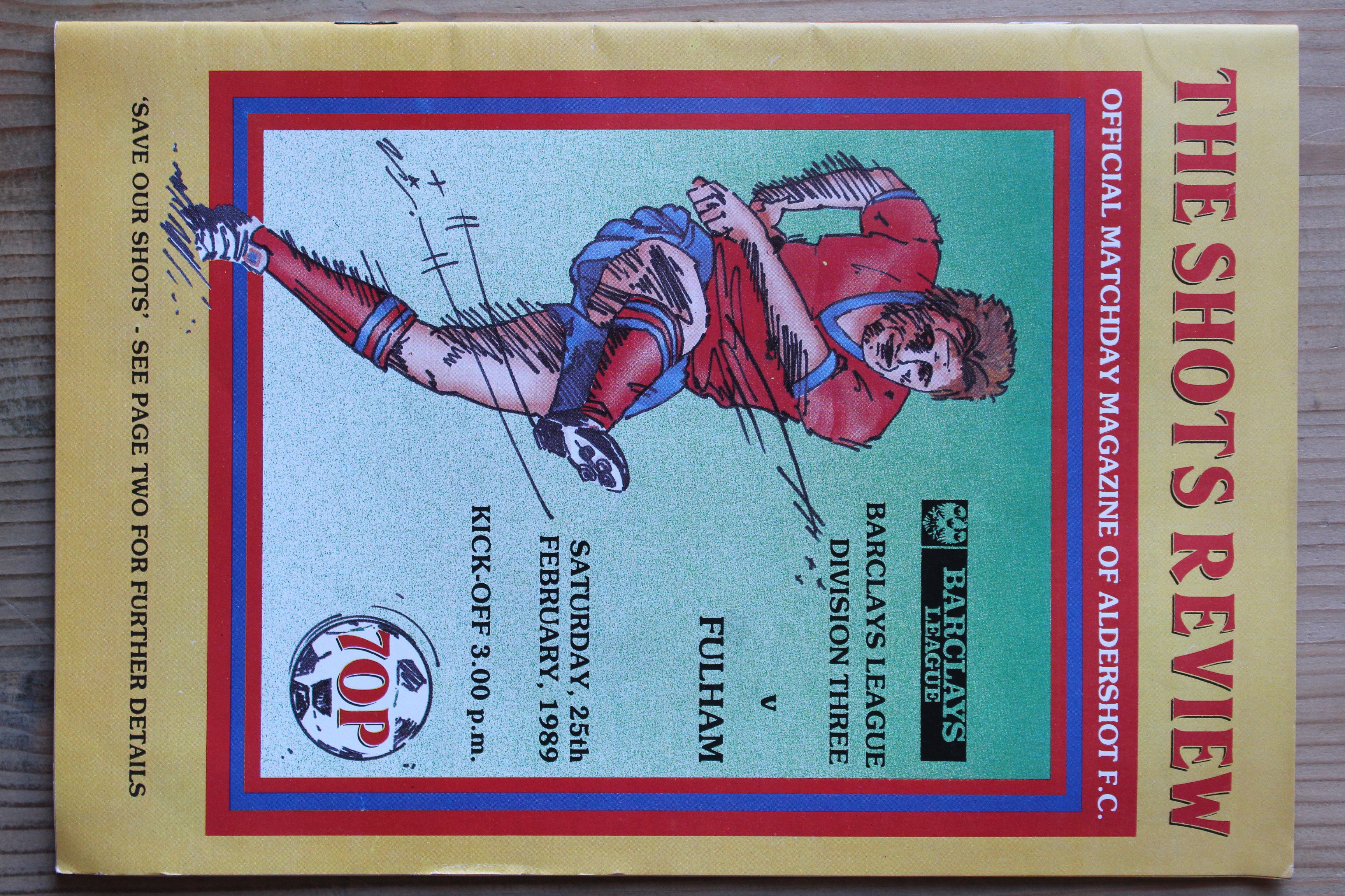 Aldershot F.C v Fulham FC