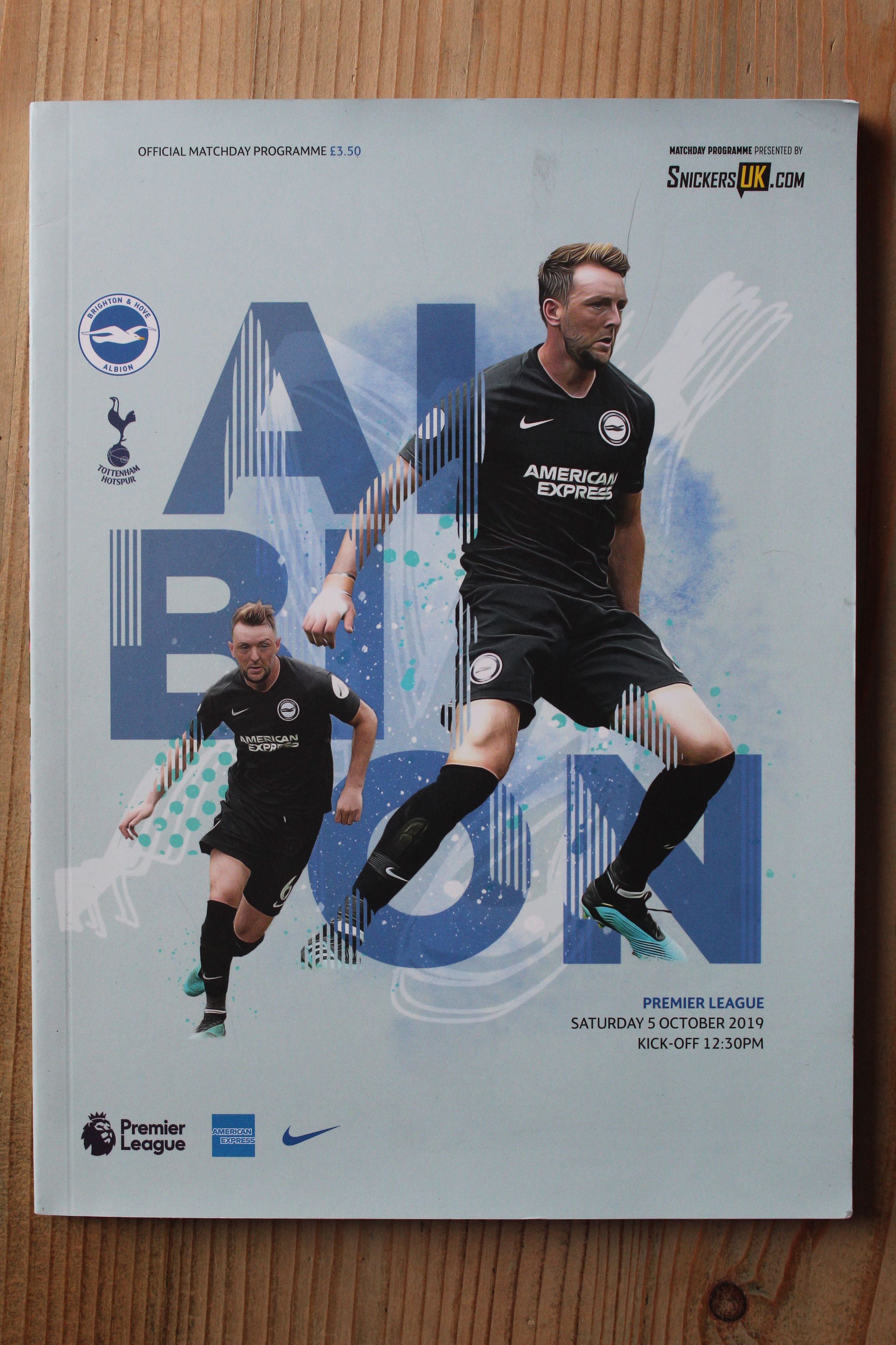 Brighton & Hove Albion FC v Tottenham Hotspur FC