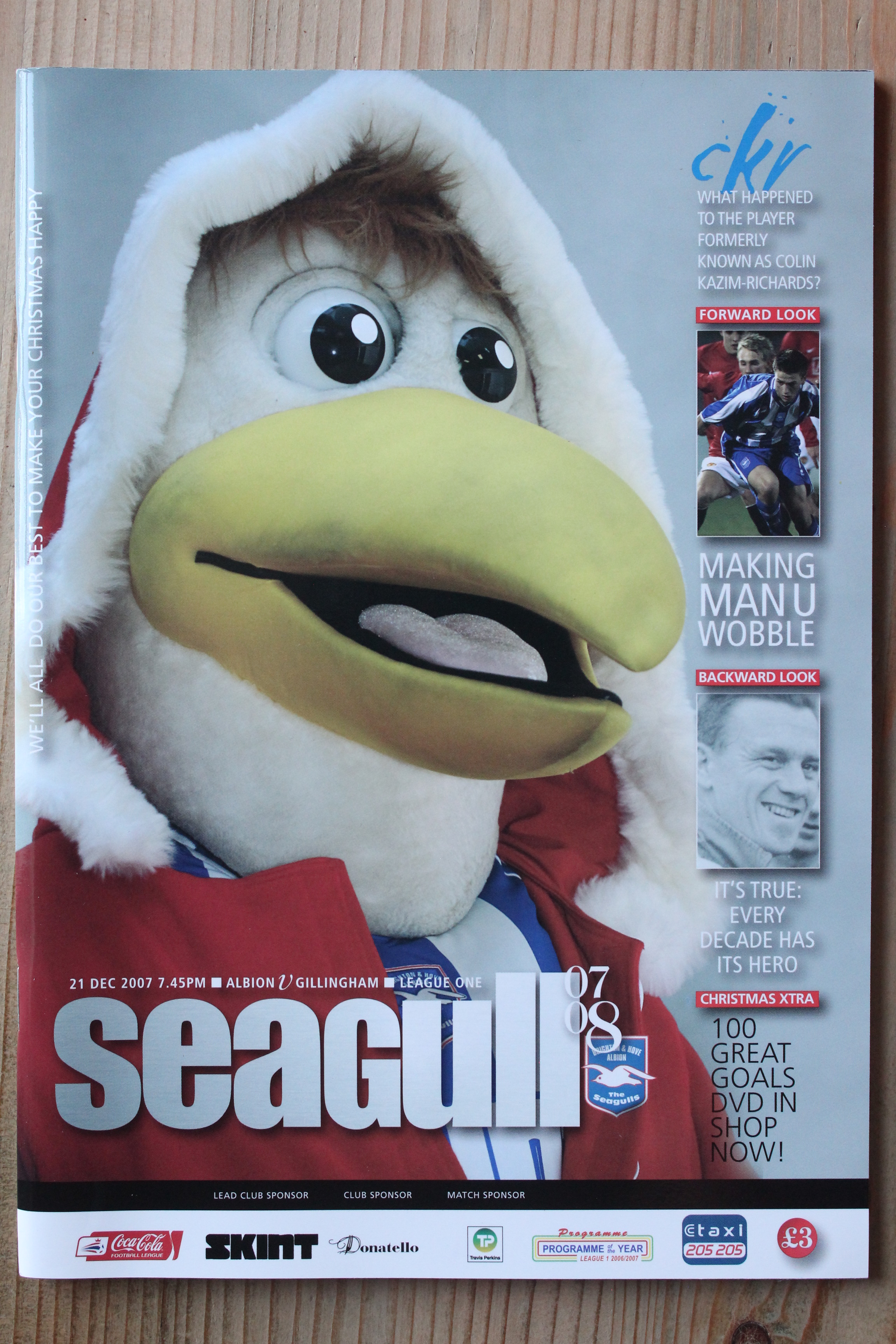 Brighton & Hove Albion FC v Gillingham FC