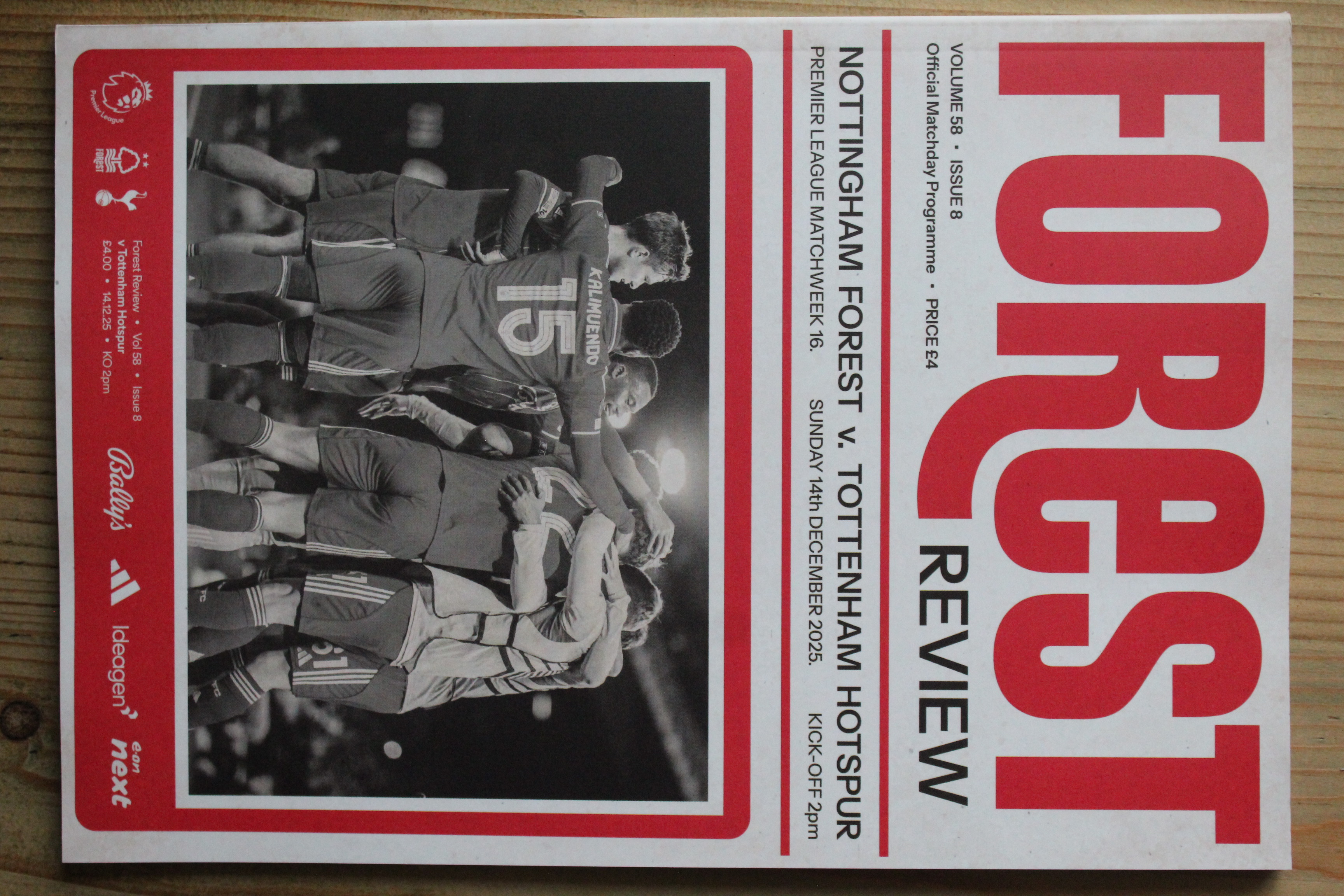 Nottingham Forest FC v Tottenham Hotspur FC