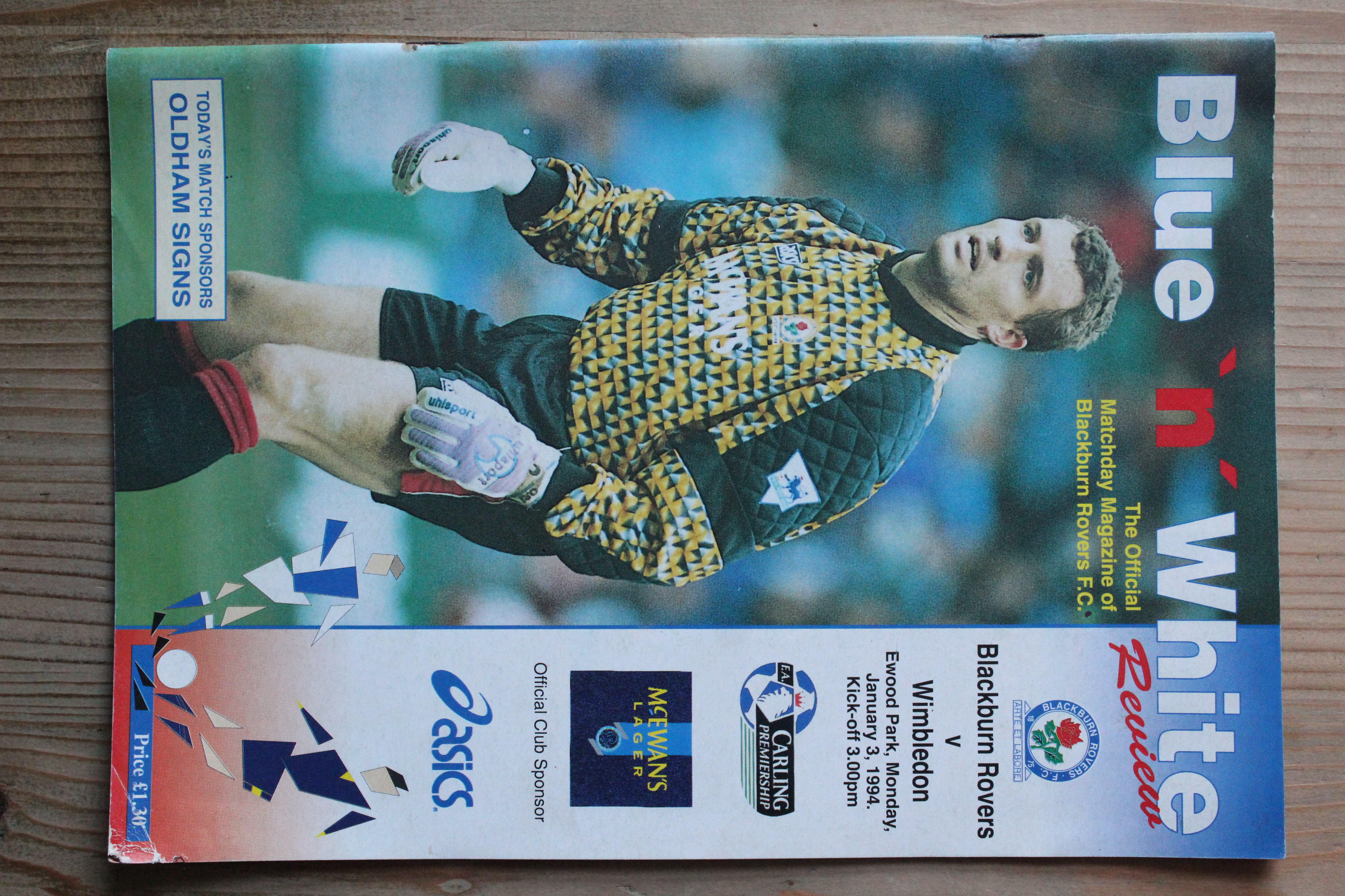 Blackburn Rovers FC v Wimbledon