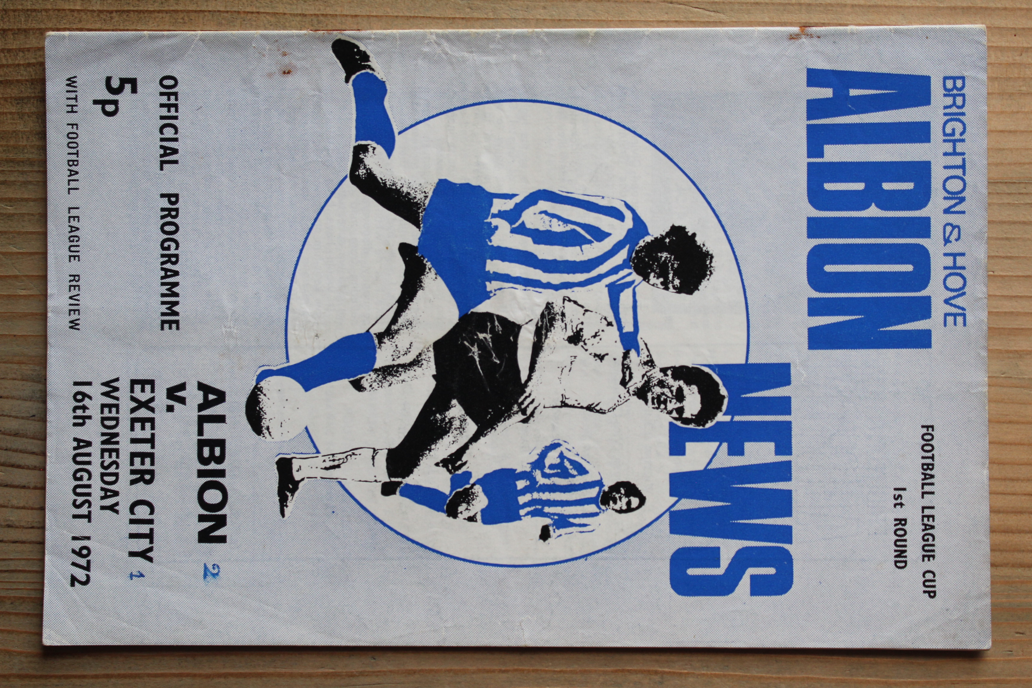 Brighton & Hove Albion FC v Exeter City FC