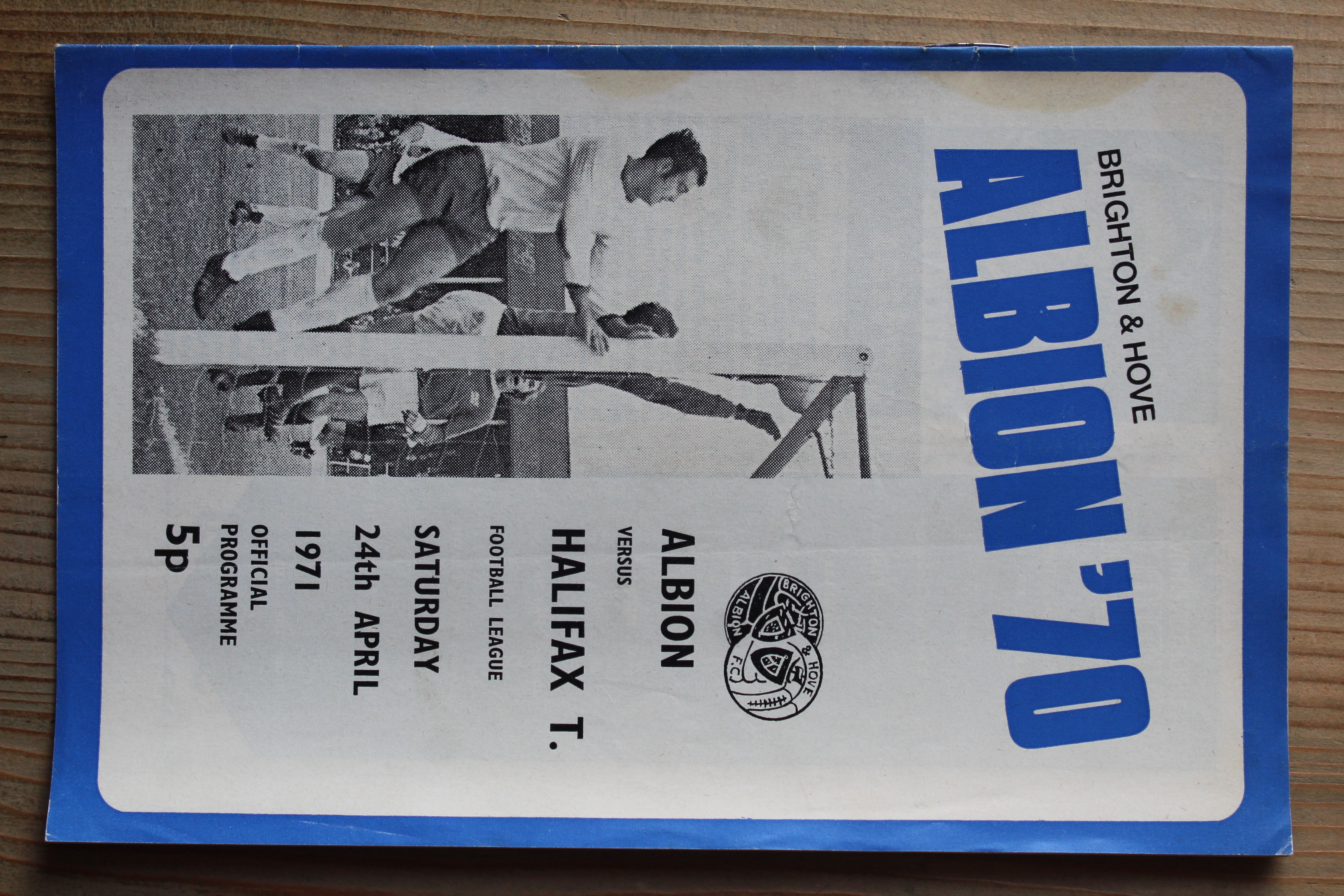 Brighton & Hove Albion FC v Halifax Town A.F.C