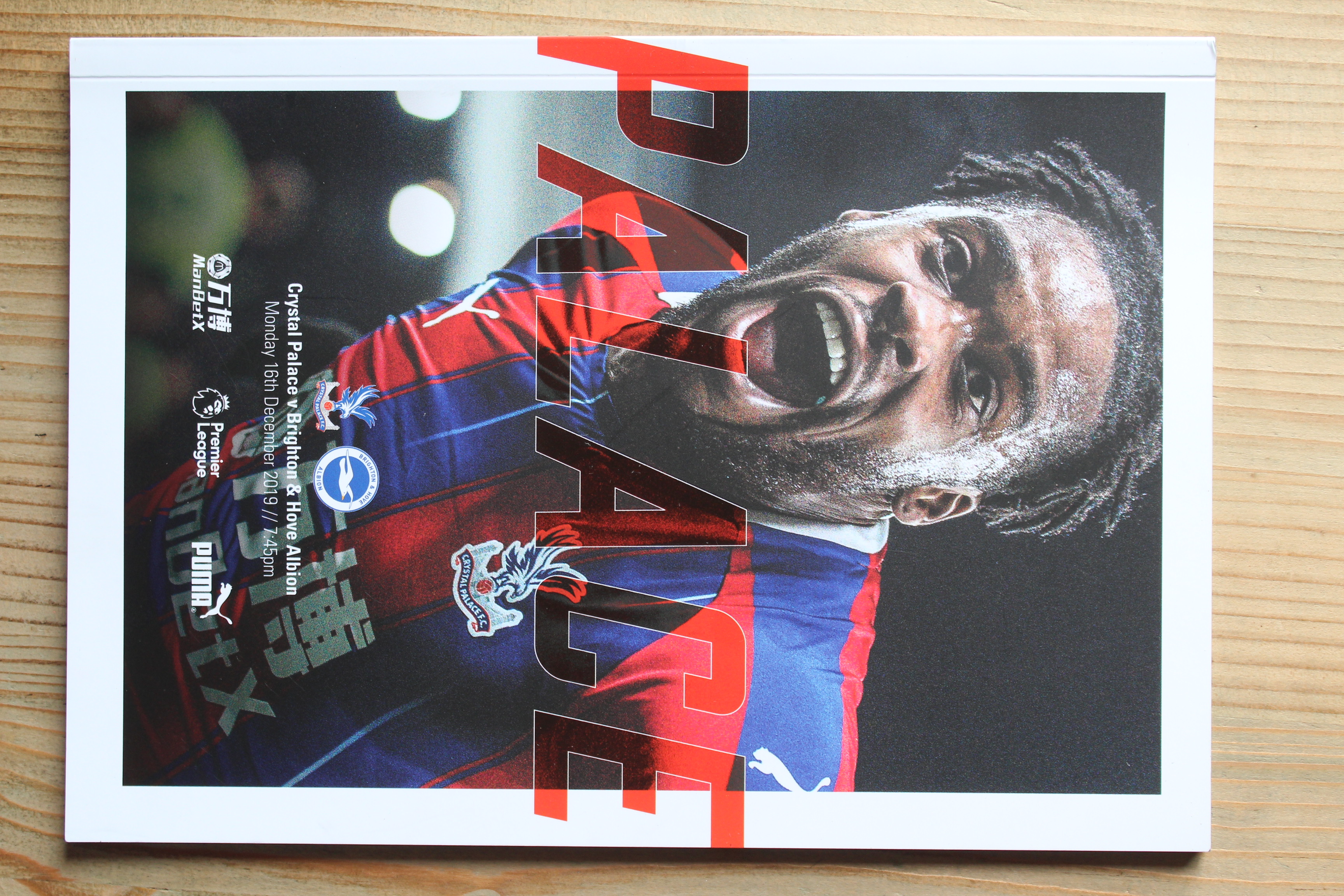 Crystal Palace FC v Brighton & Hove Albion FC