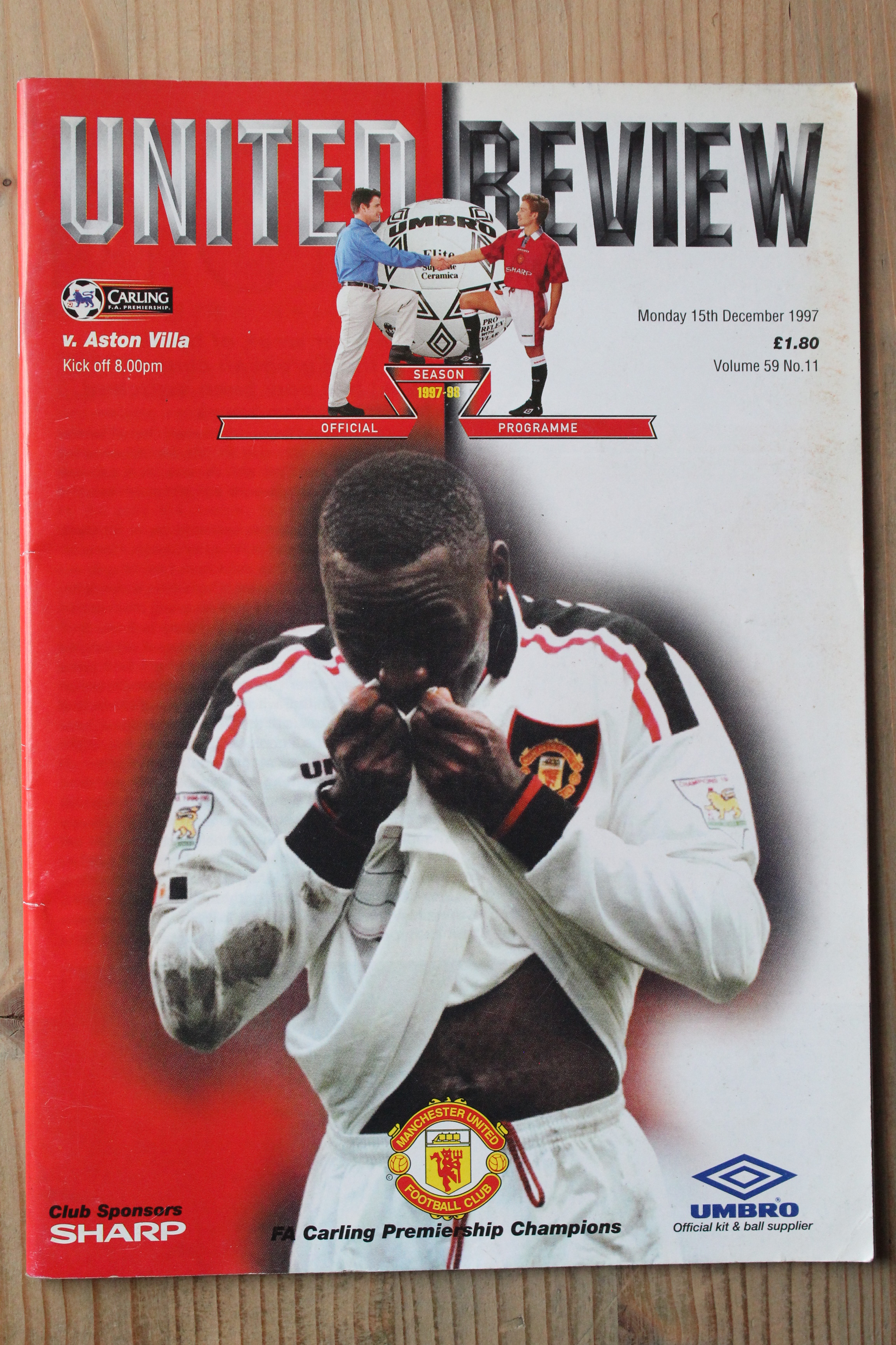 Manchester United FC v Aston Villa FC