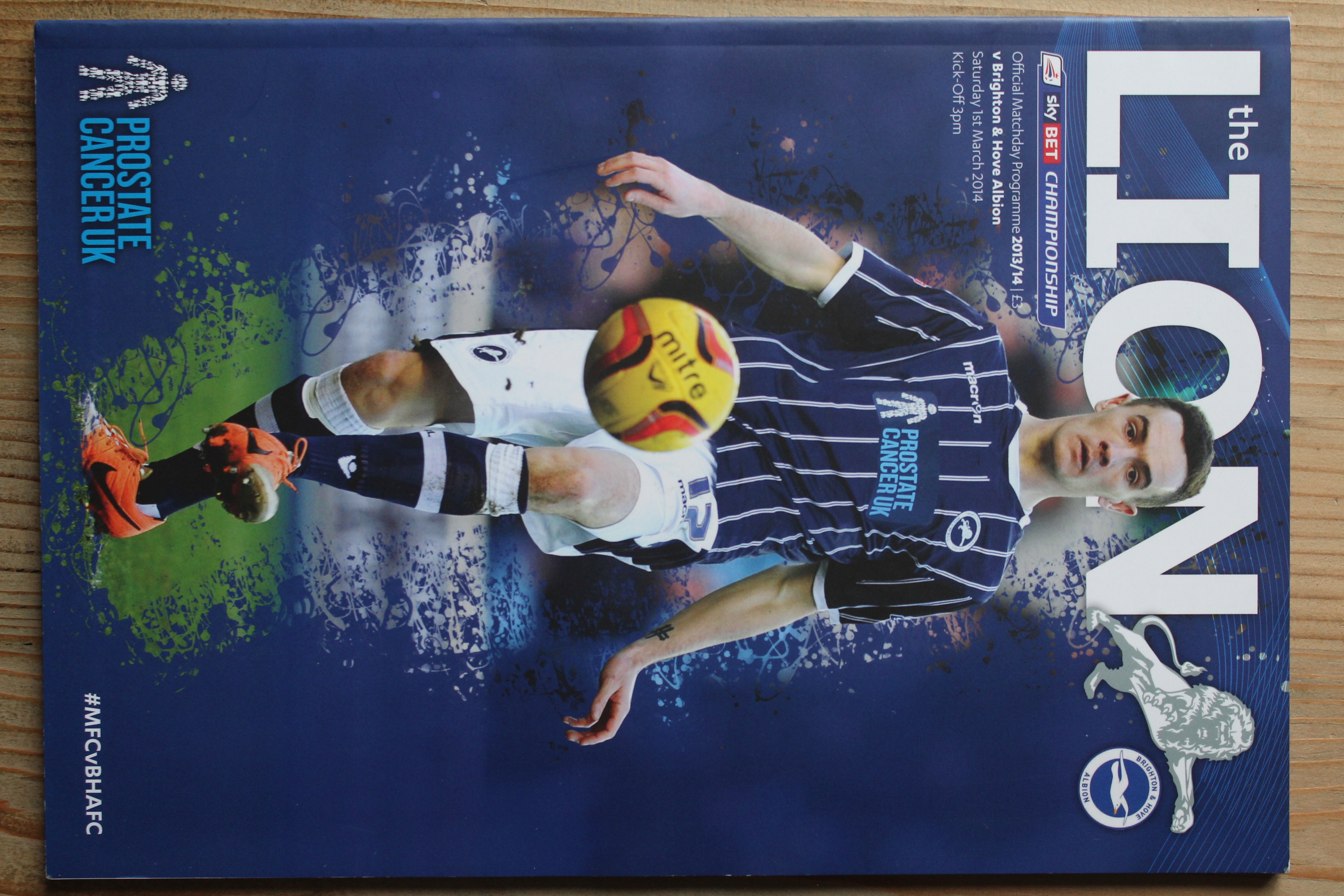 Millwall FC v Brighton & Hove Albion FC