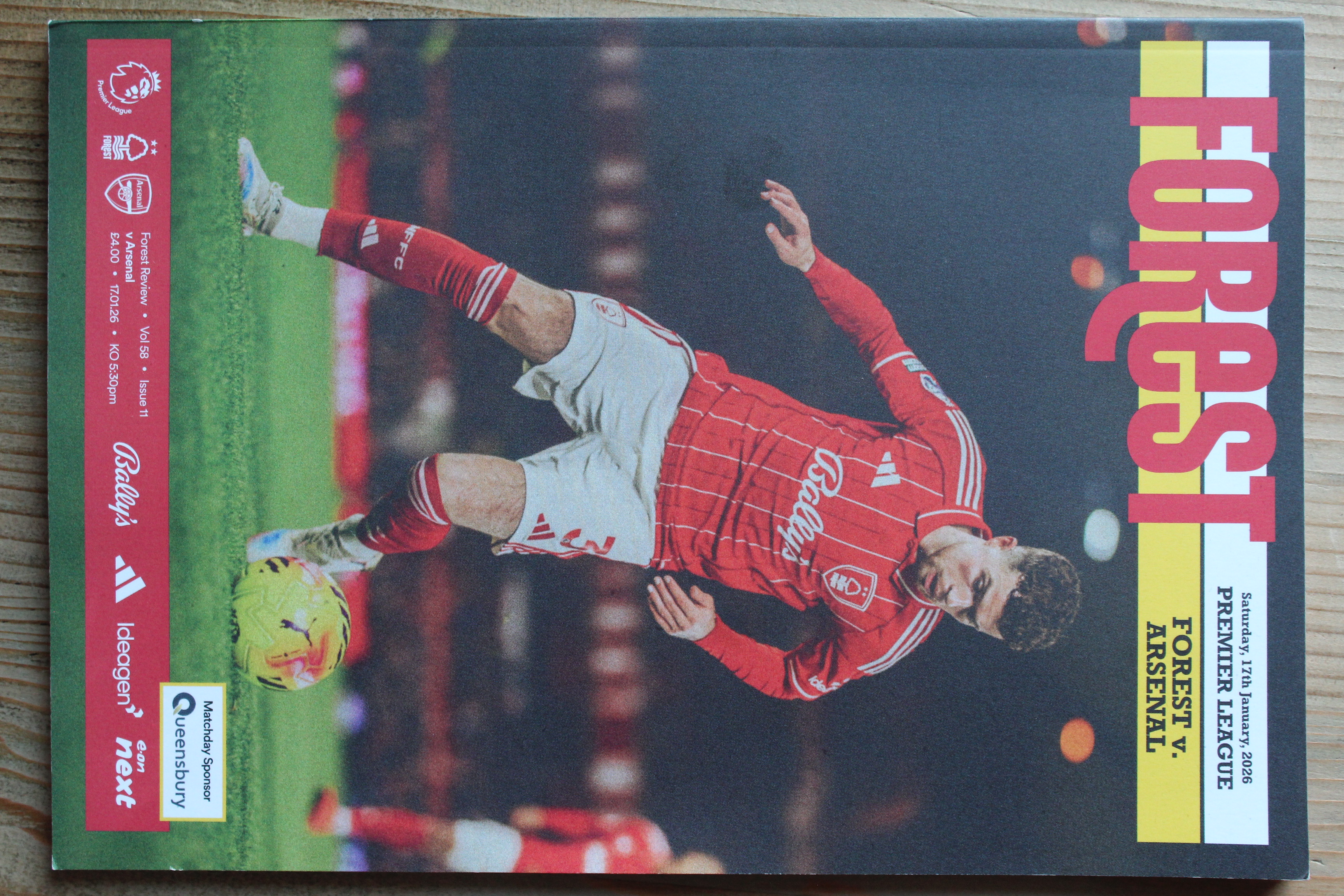 Nottingham Forest FC v Arsenal FC