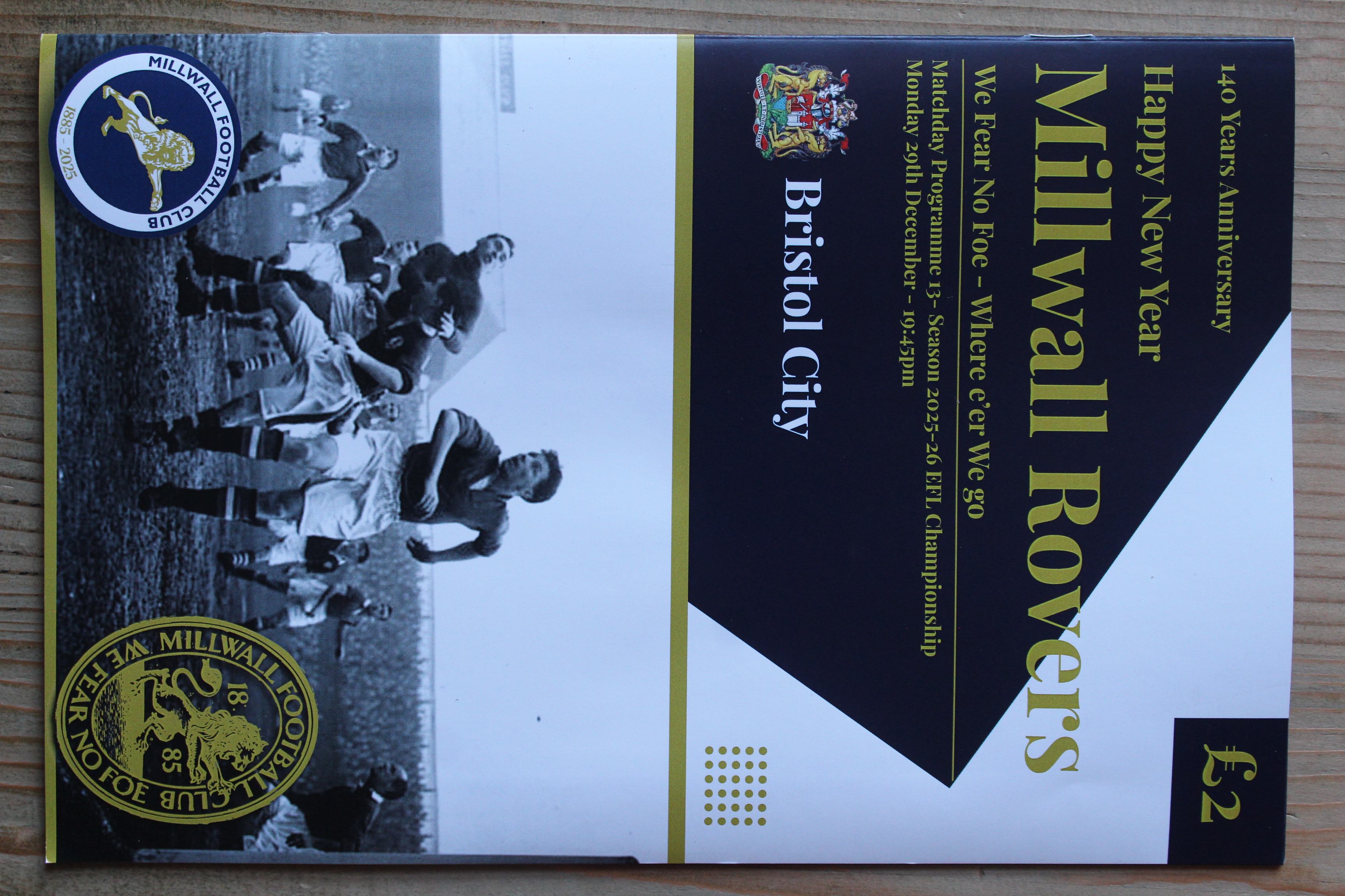 Millwall FC v Bristol City FC