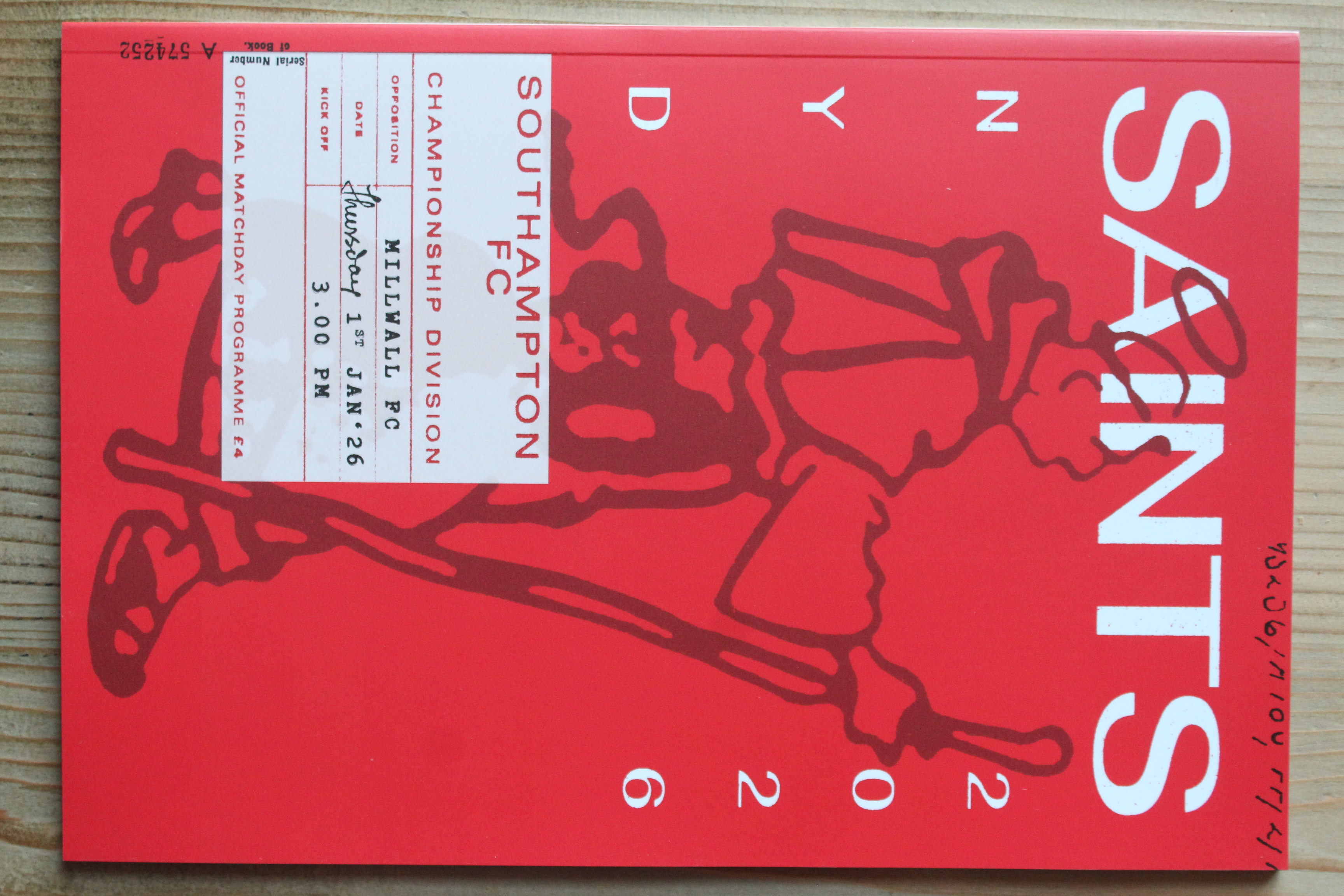 Southampton FC v Millwall FC