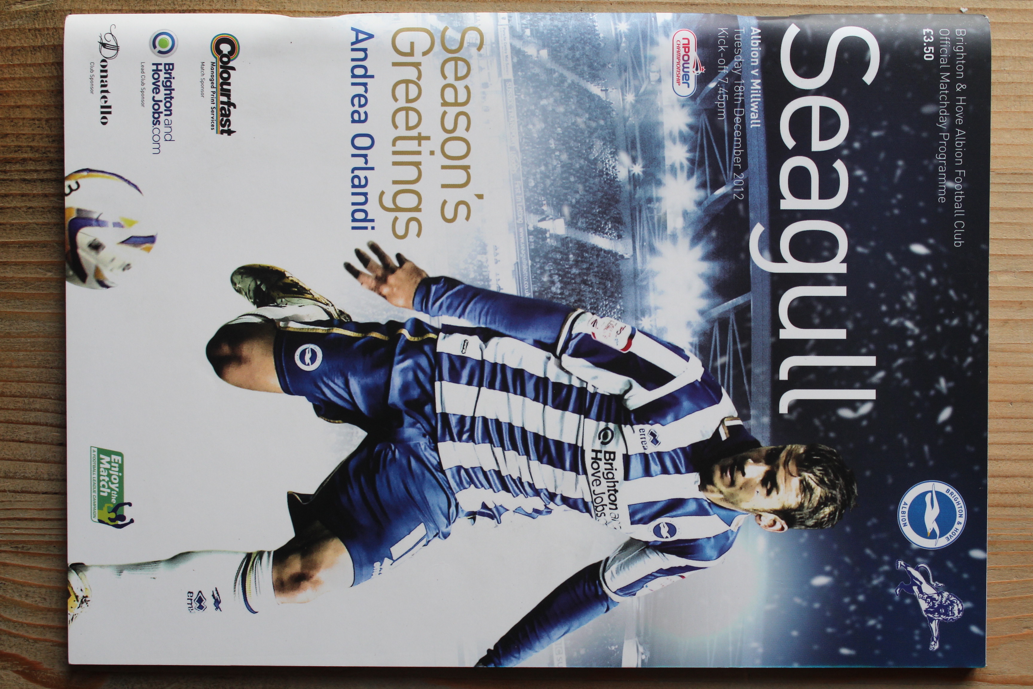 Brighton & Hove Albion FC v Millwall FC