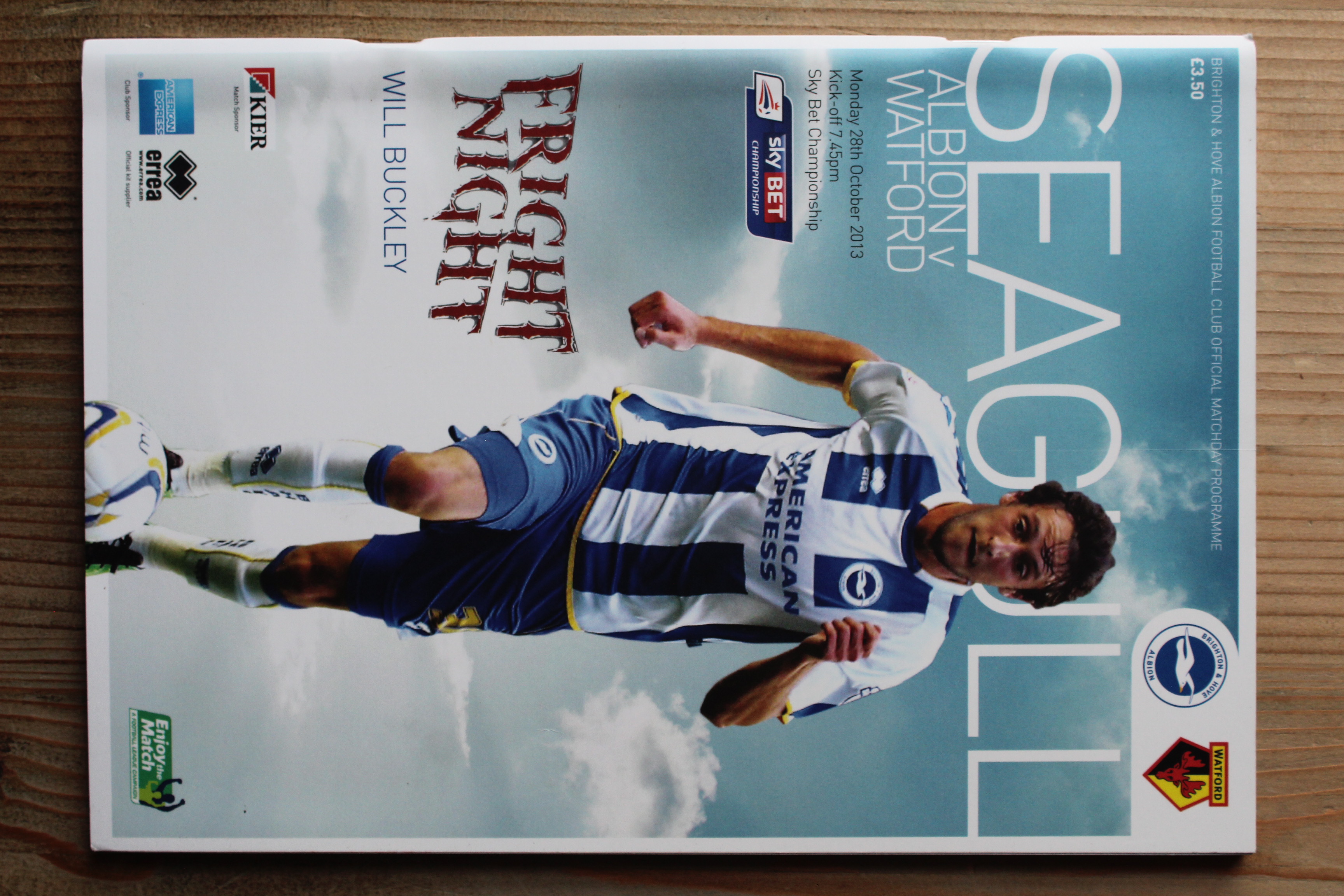 Brighton & Hove Albion FC v Watford FC