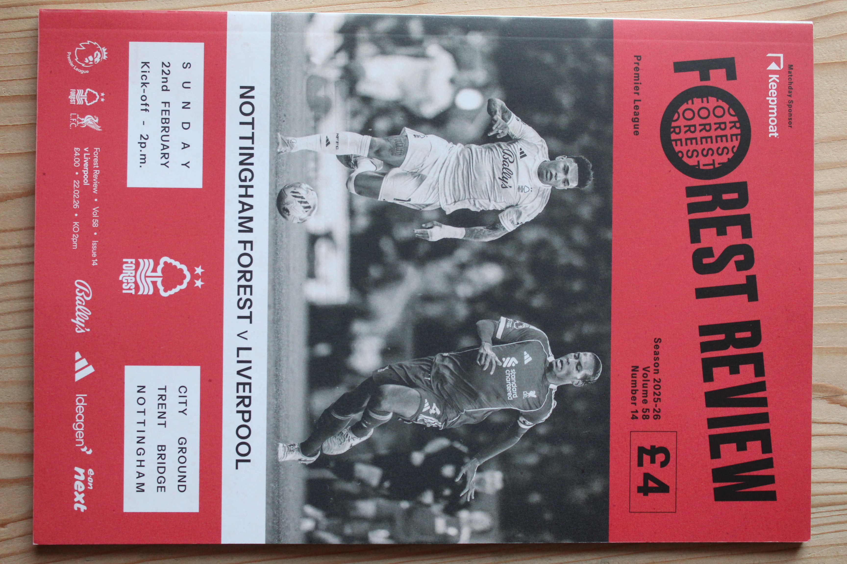 Nottingham Forest FC v Liverpool FC