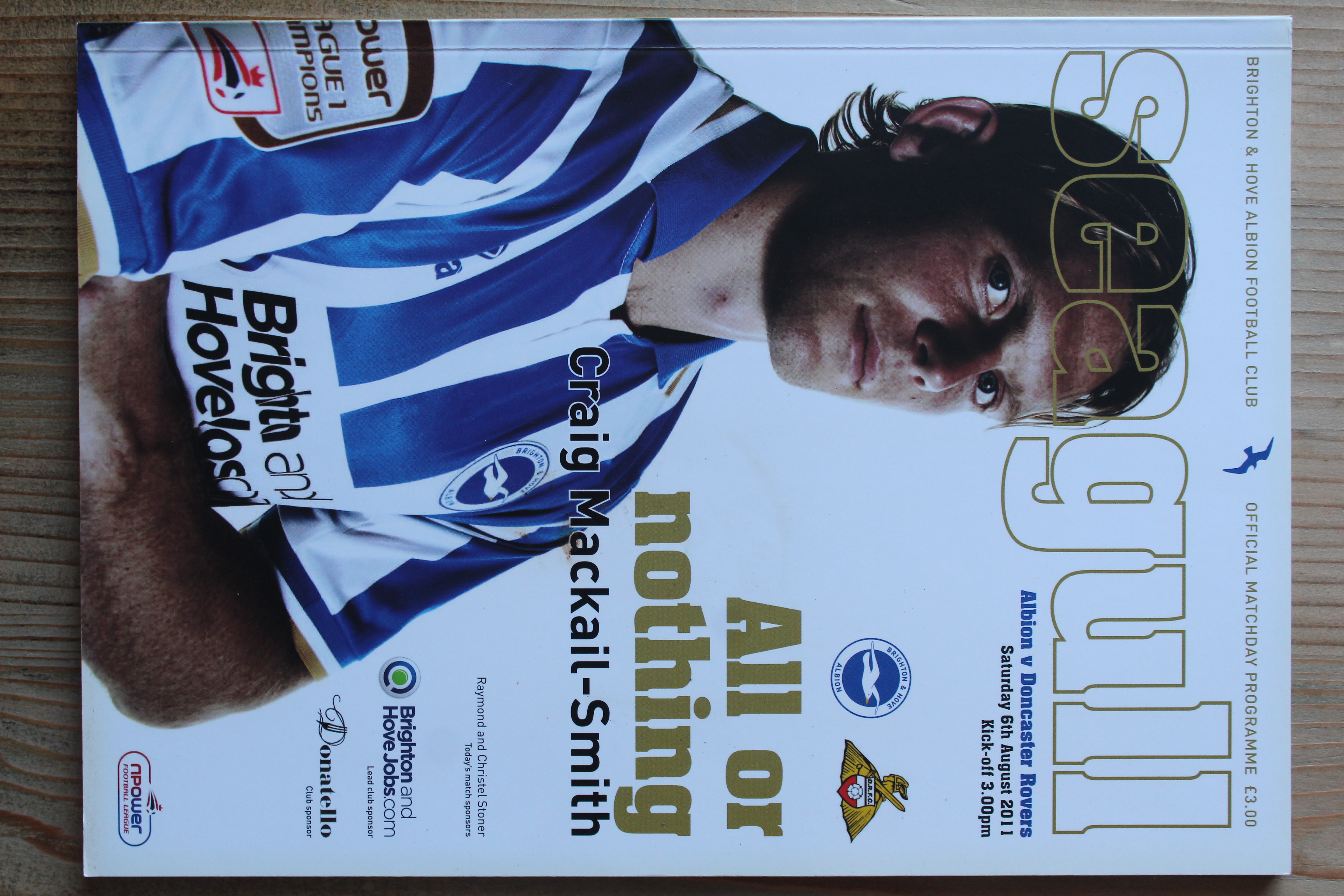 Brighton & Hove Albion FC v Doncaster Rovers FC
