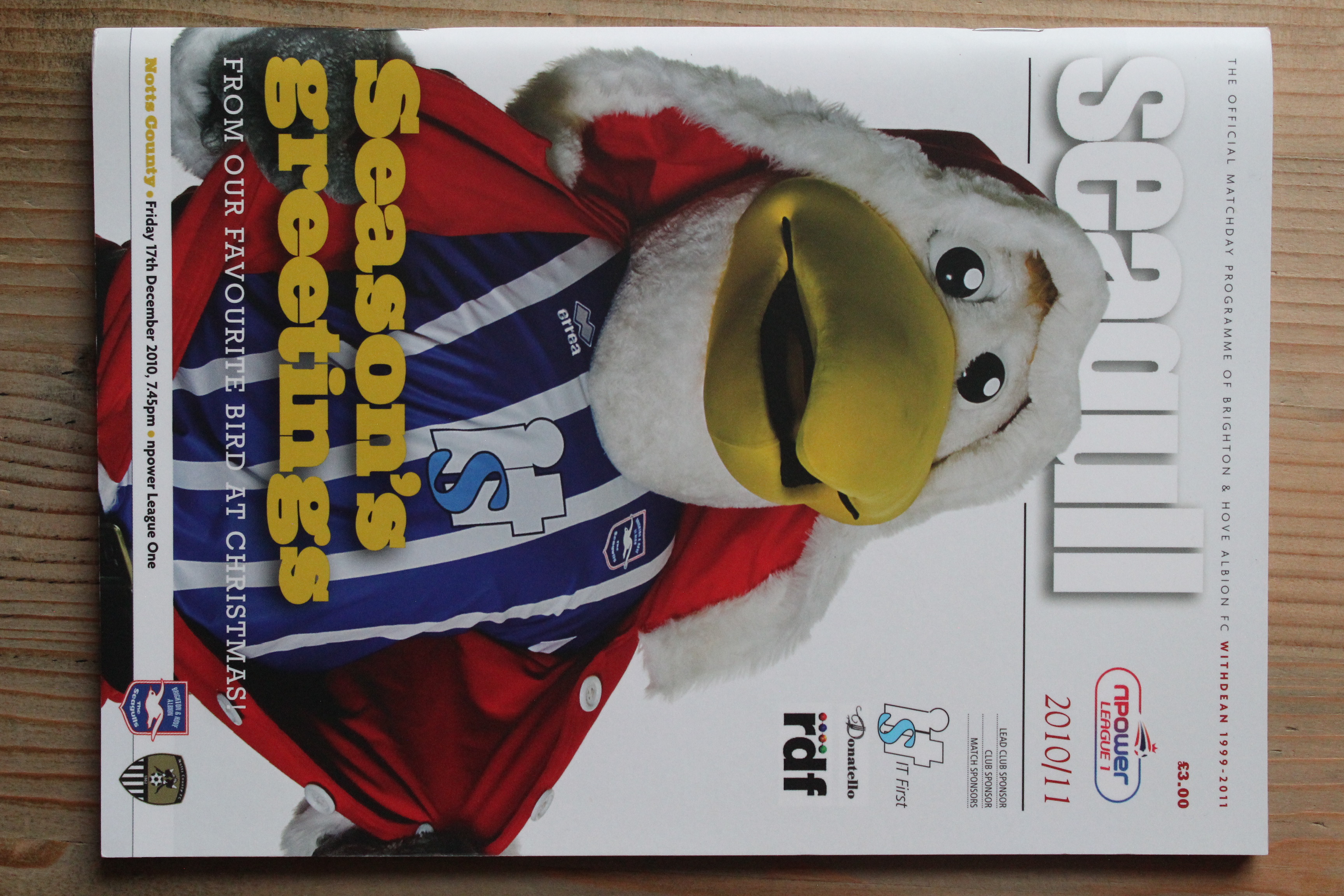 Brighton & Hove Albion FC v Notts County FC