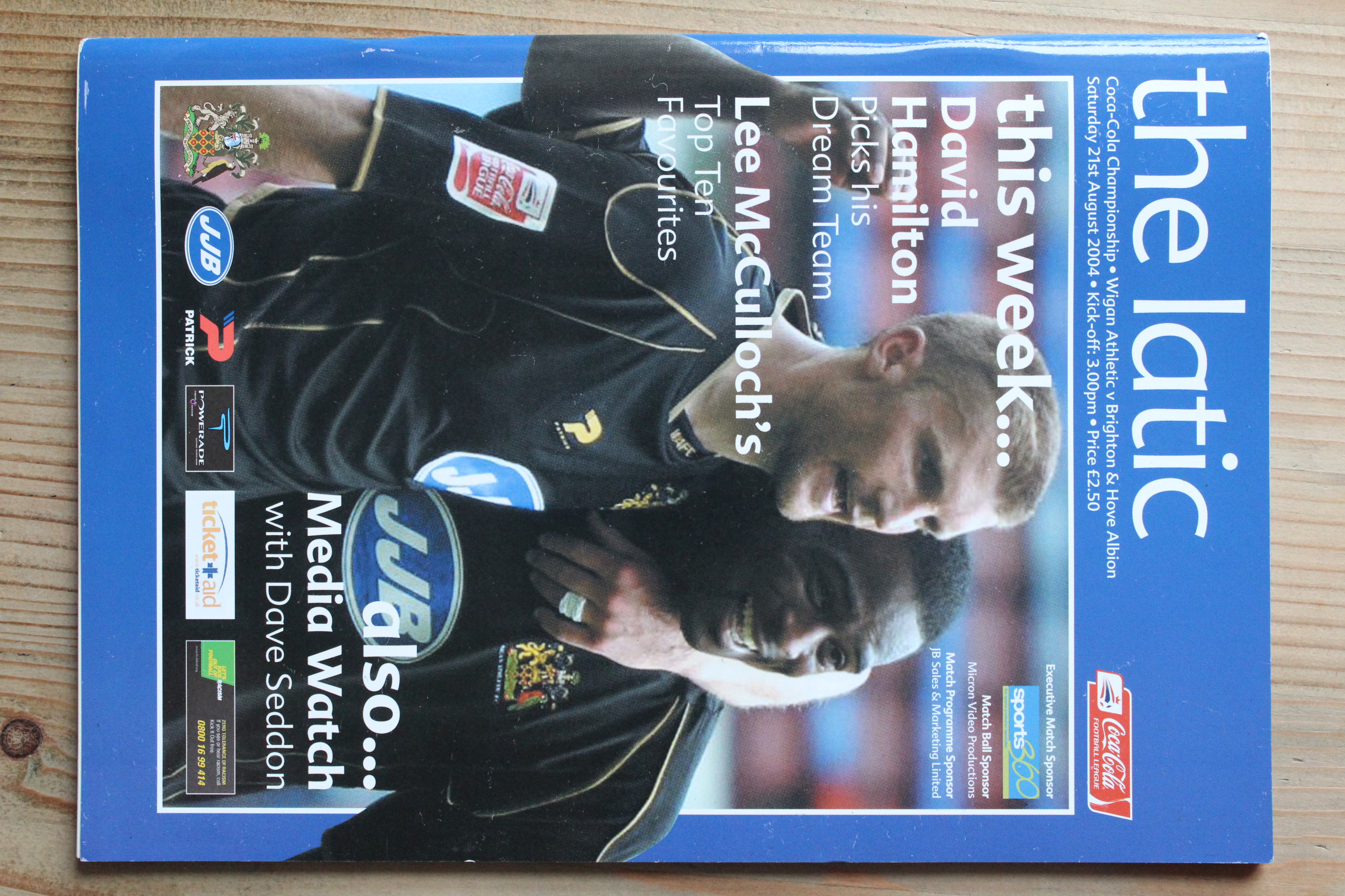 Wigan Athletic FC v Brighton & Hove Albion FC