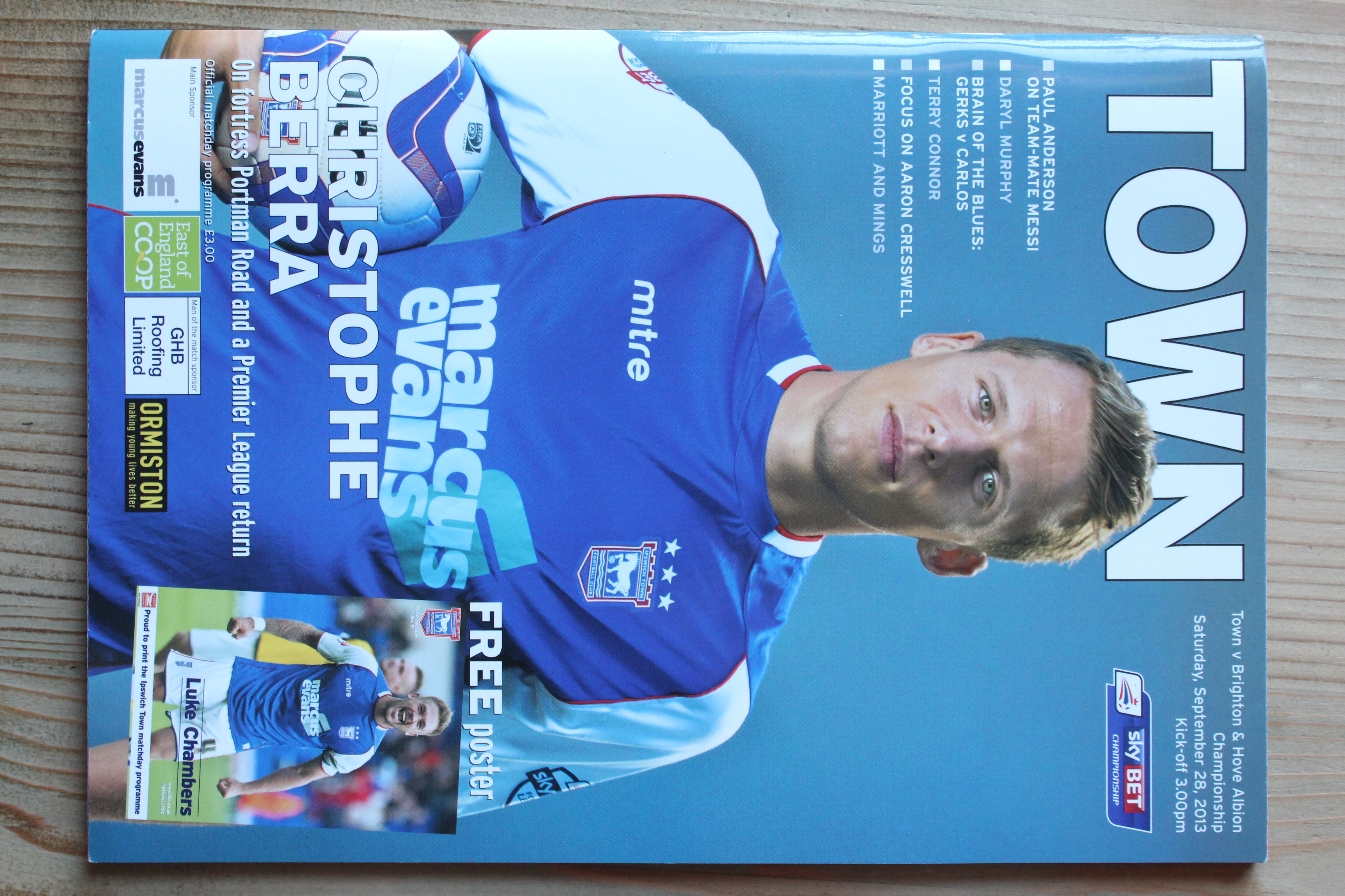 Ipswich Town FC v Brighton & Hove Albion FC