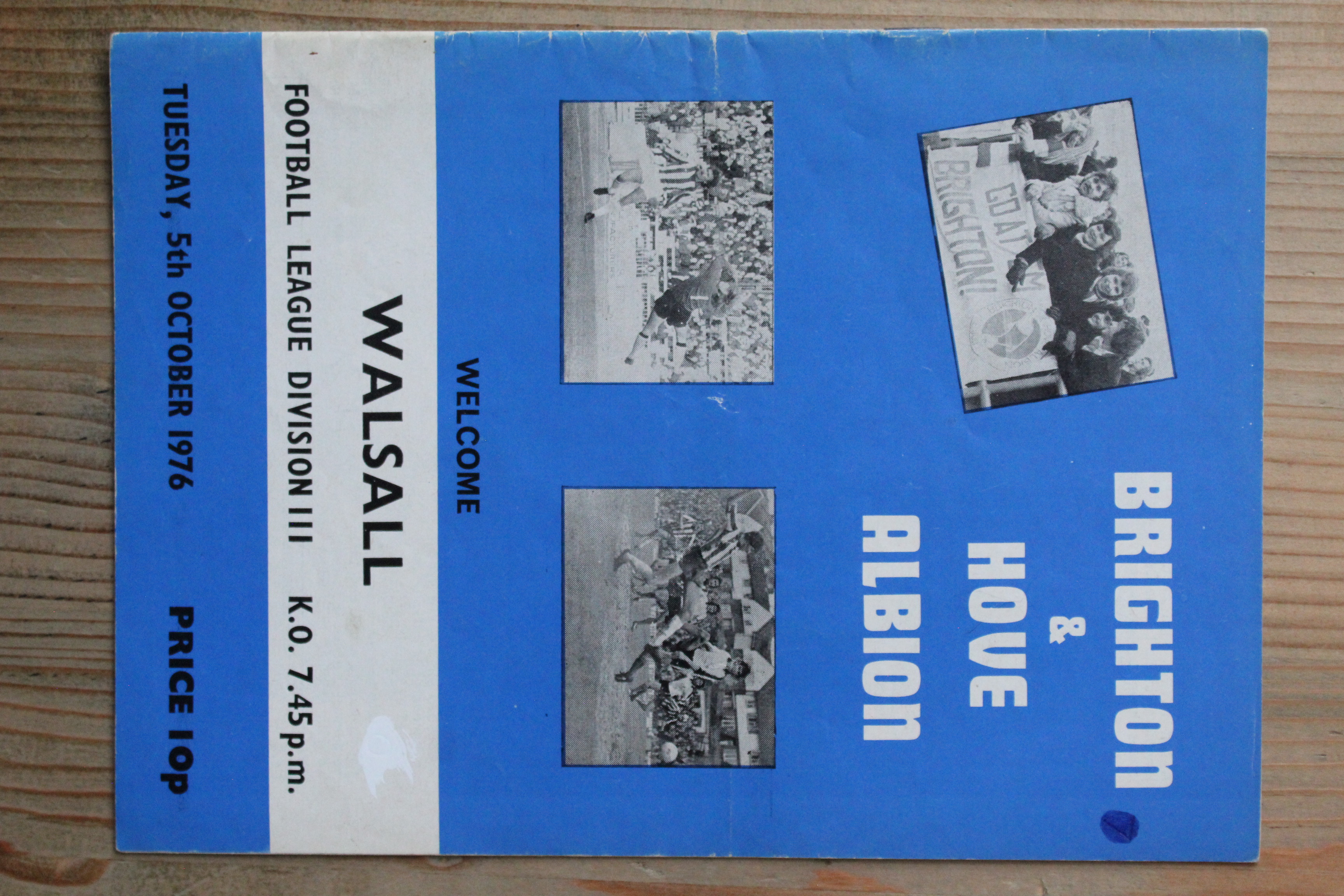 Brighton & Hove Albion FC v Walsall FC