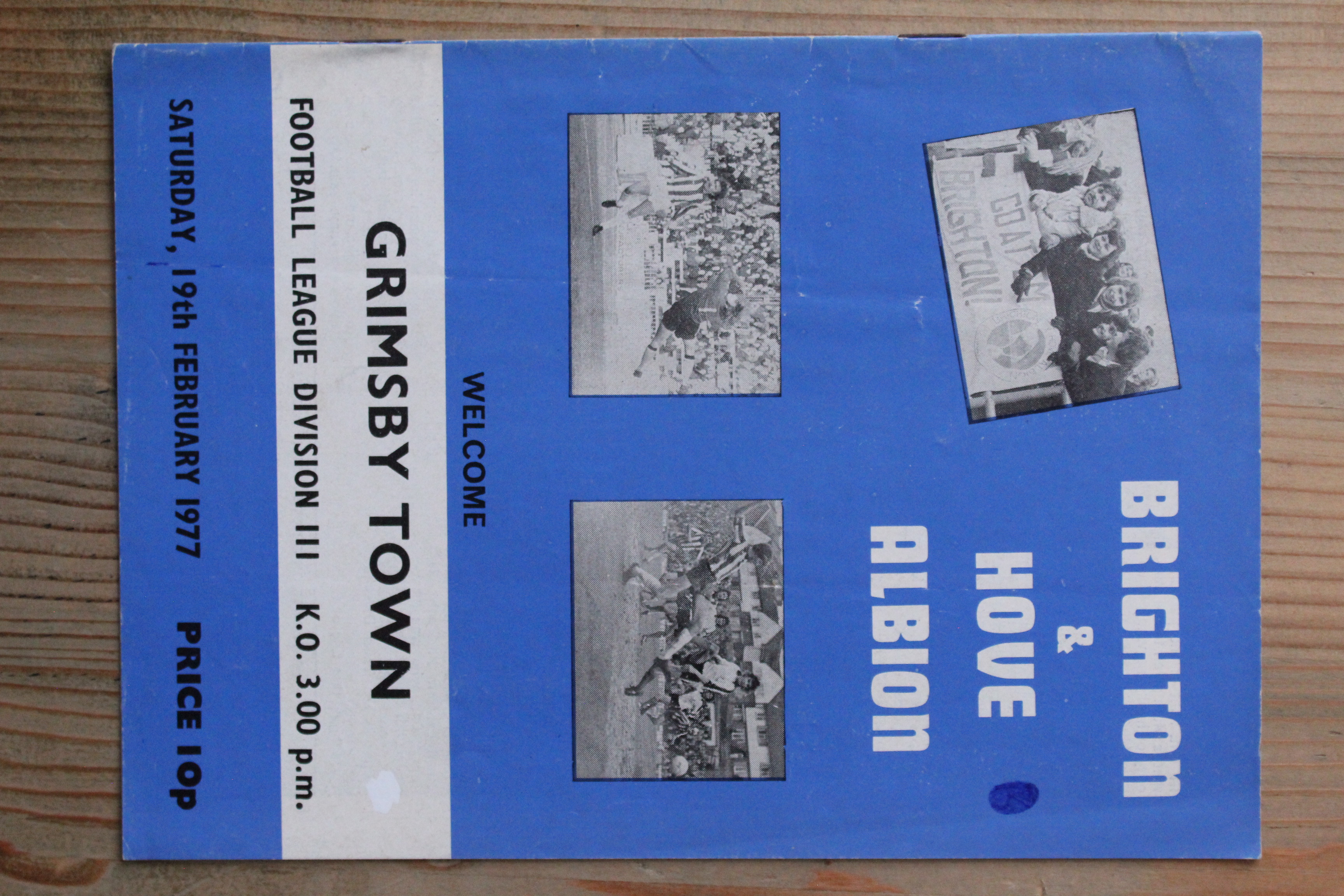 Brighton & Hove Albion FC v Grimsby Town FC