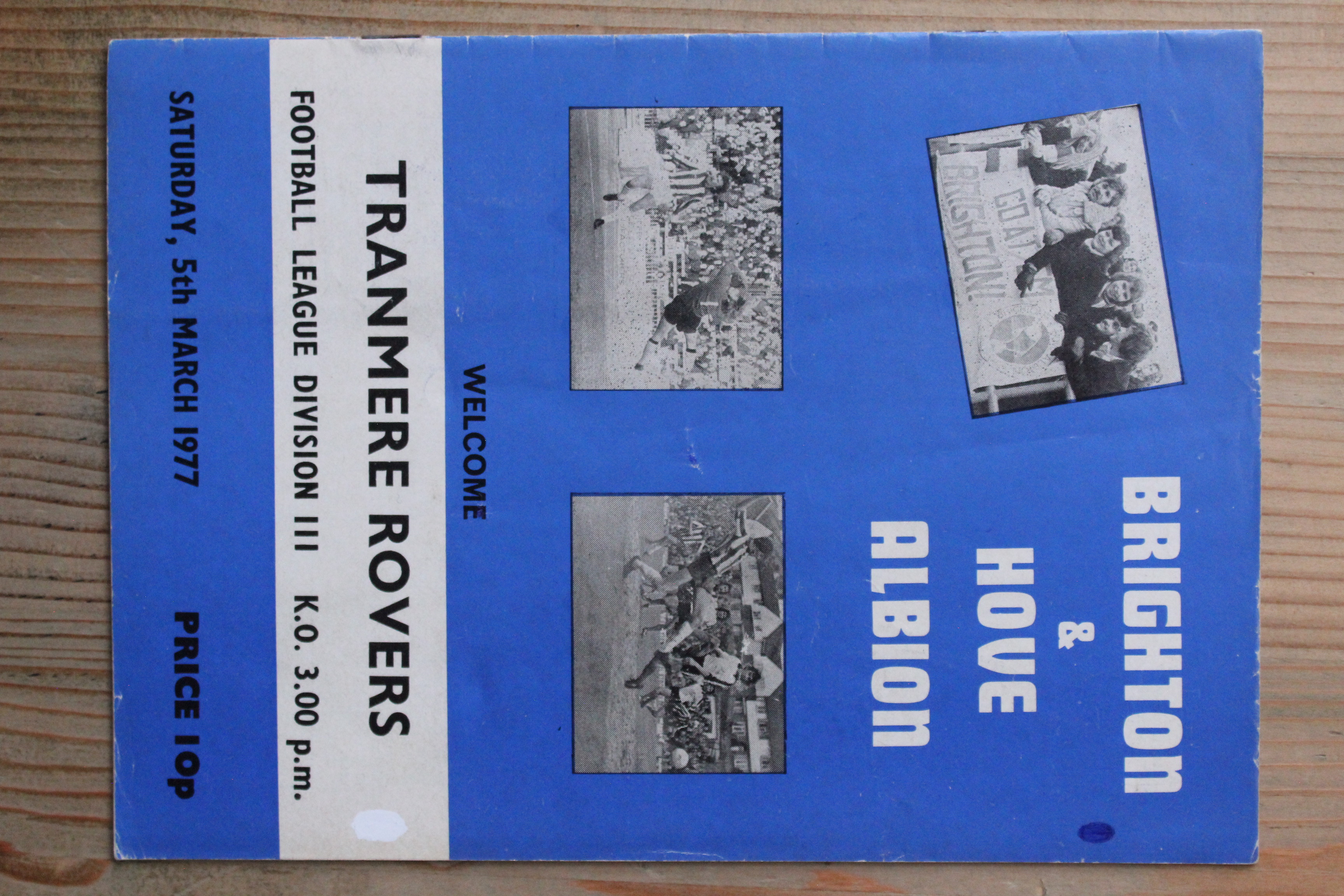 Brighton & Hove Albion FC v Tranmere Rovers FC