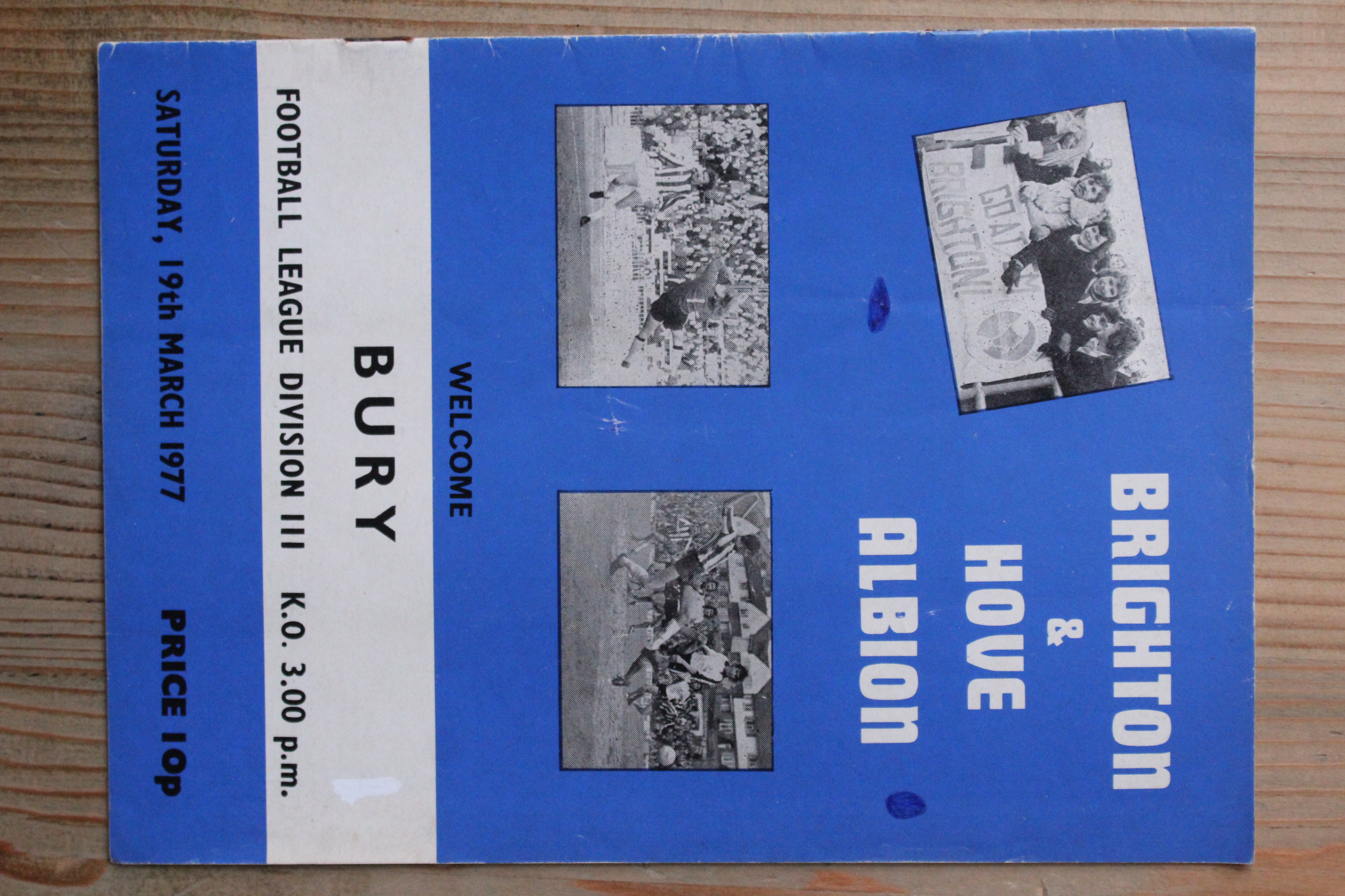 Brighton & Hove Albion FC v Bury FC
