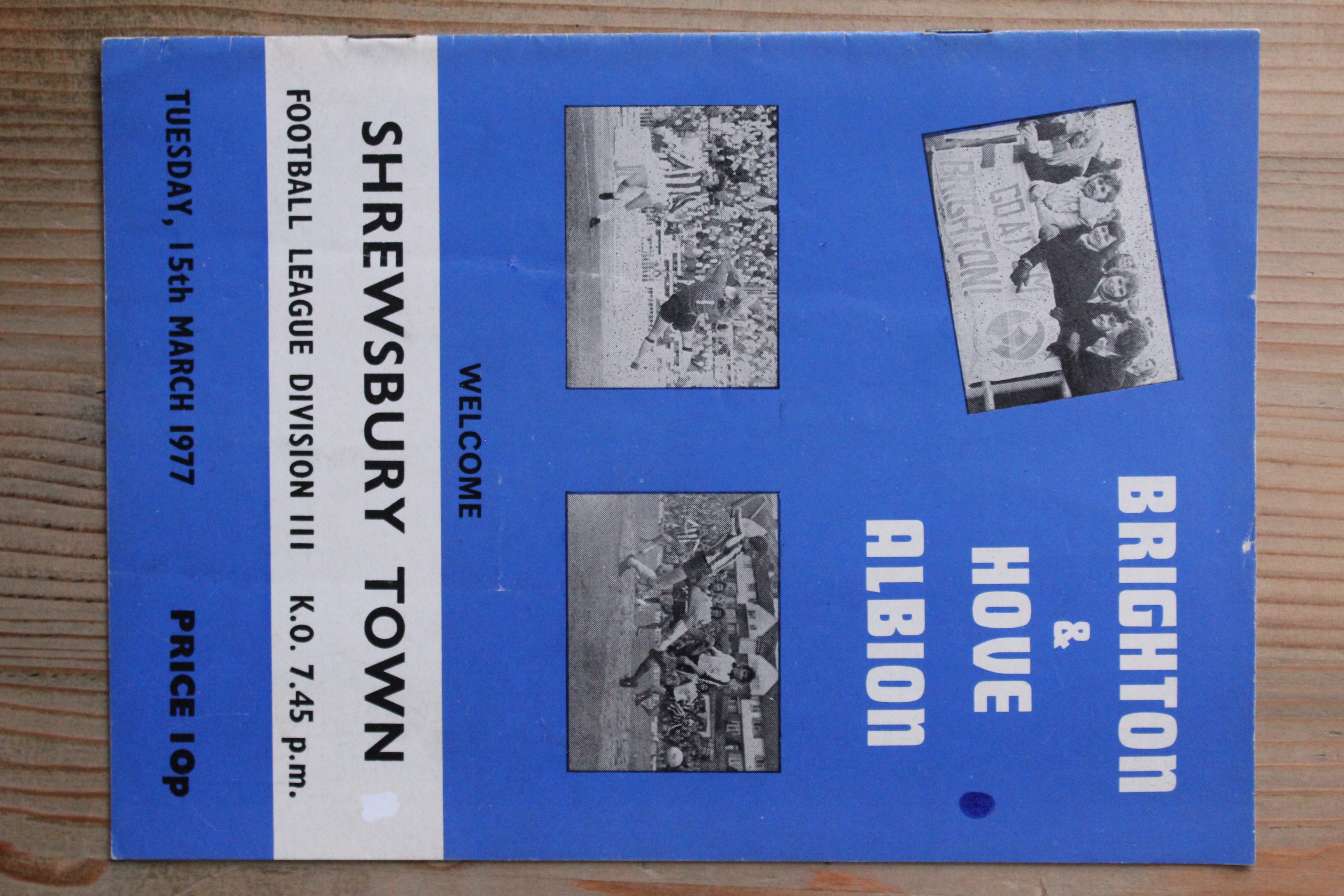 Brighton & Hove Albion FC v Shrewsbury Town FC